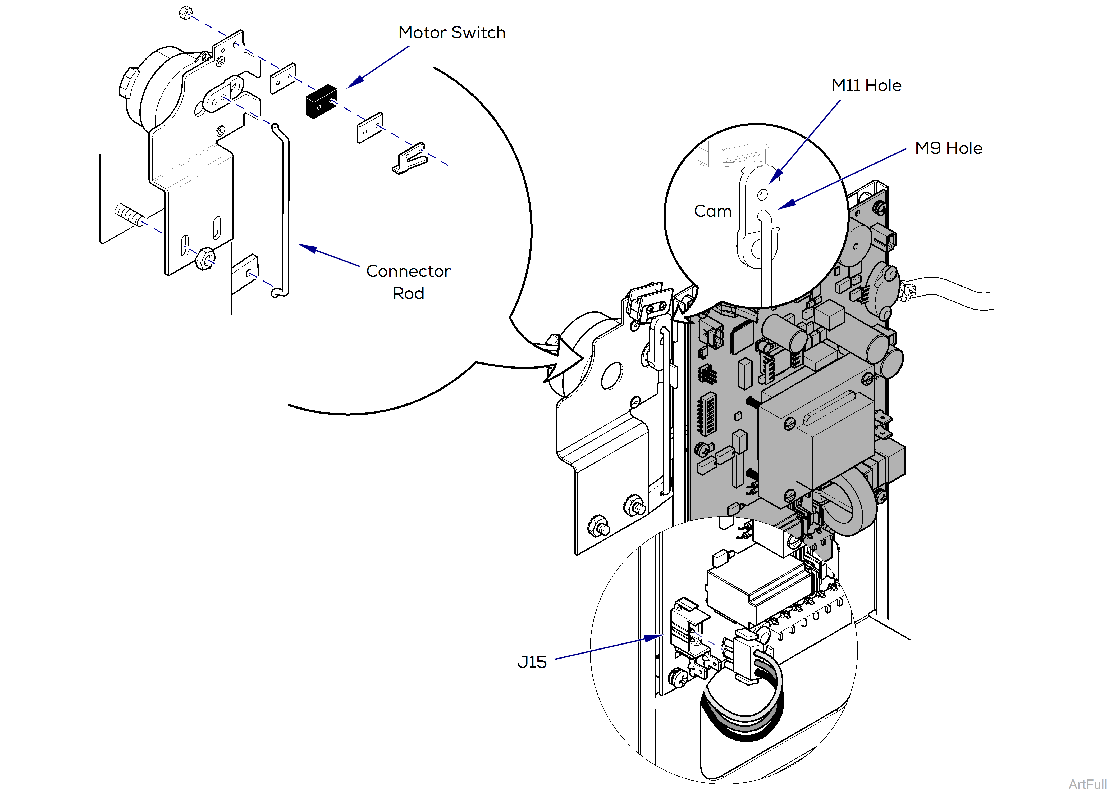 M9/M11 Sterilizer Door Motor System