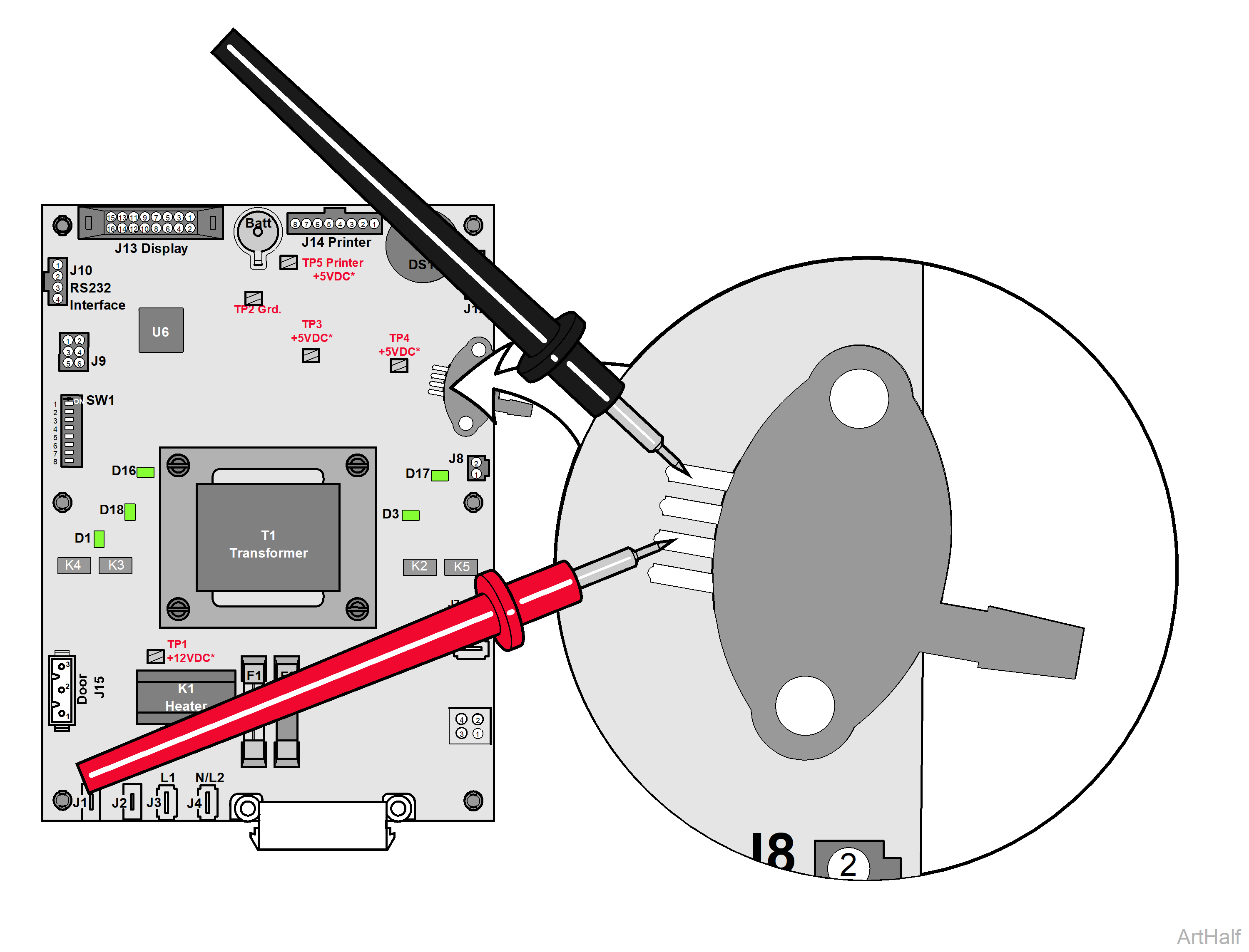 M9/M11 Sterilizer Main PC Board