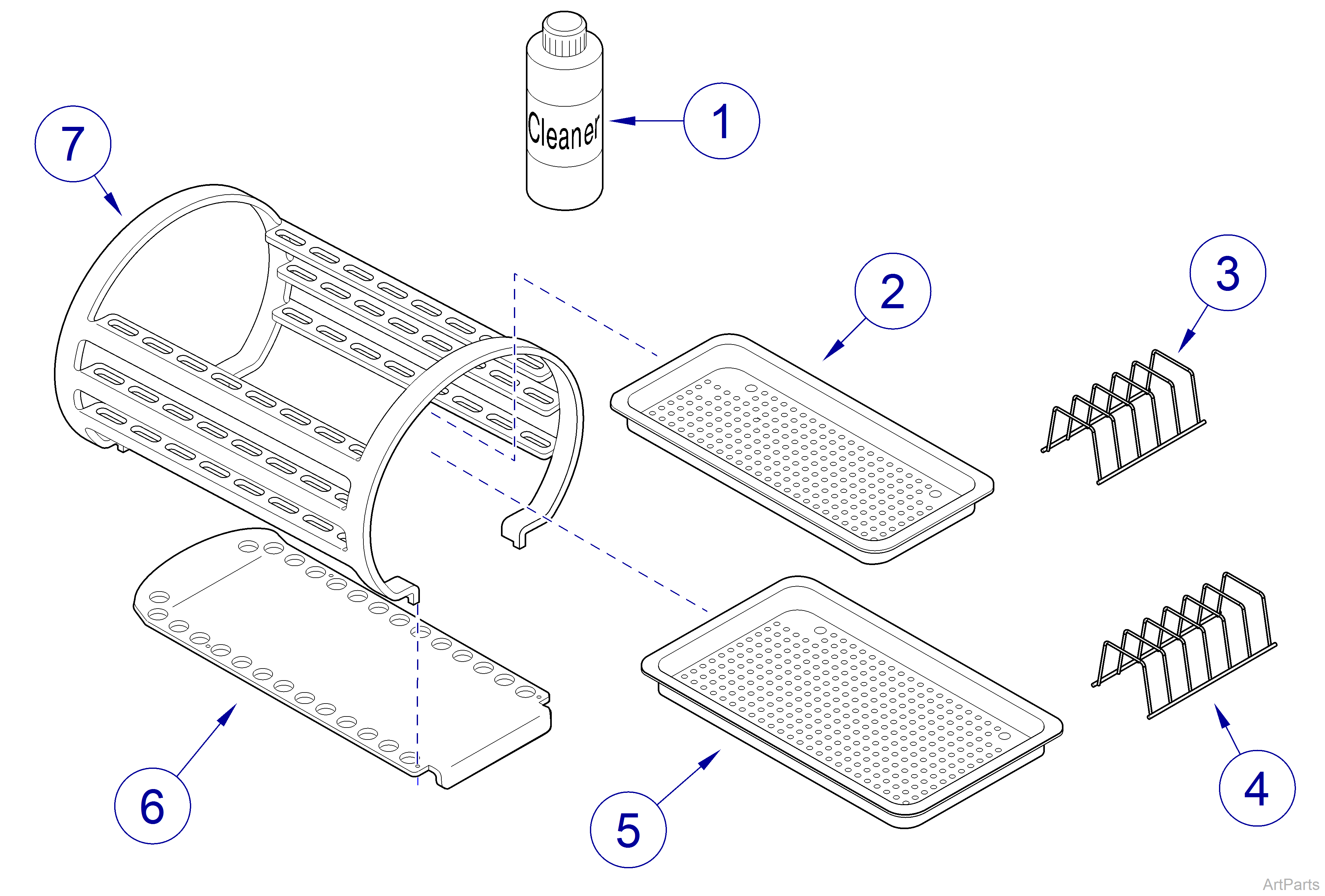 M9/M9D and M11 -040 thru -042 Trays / Racks