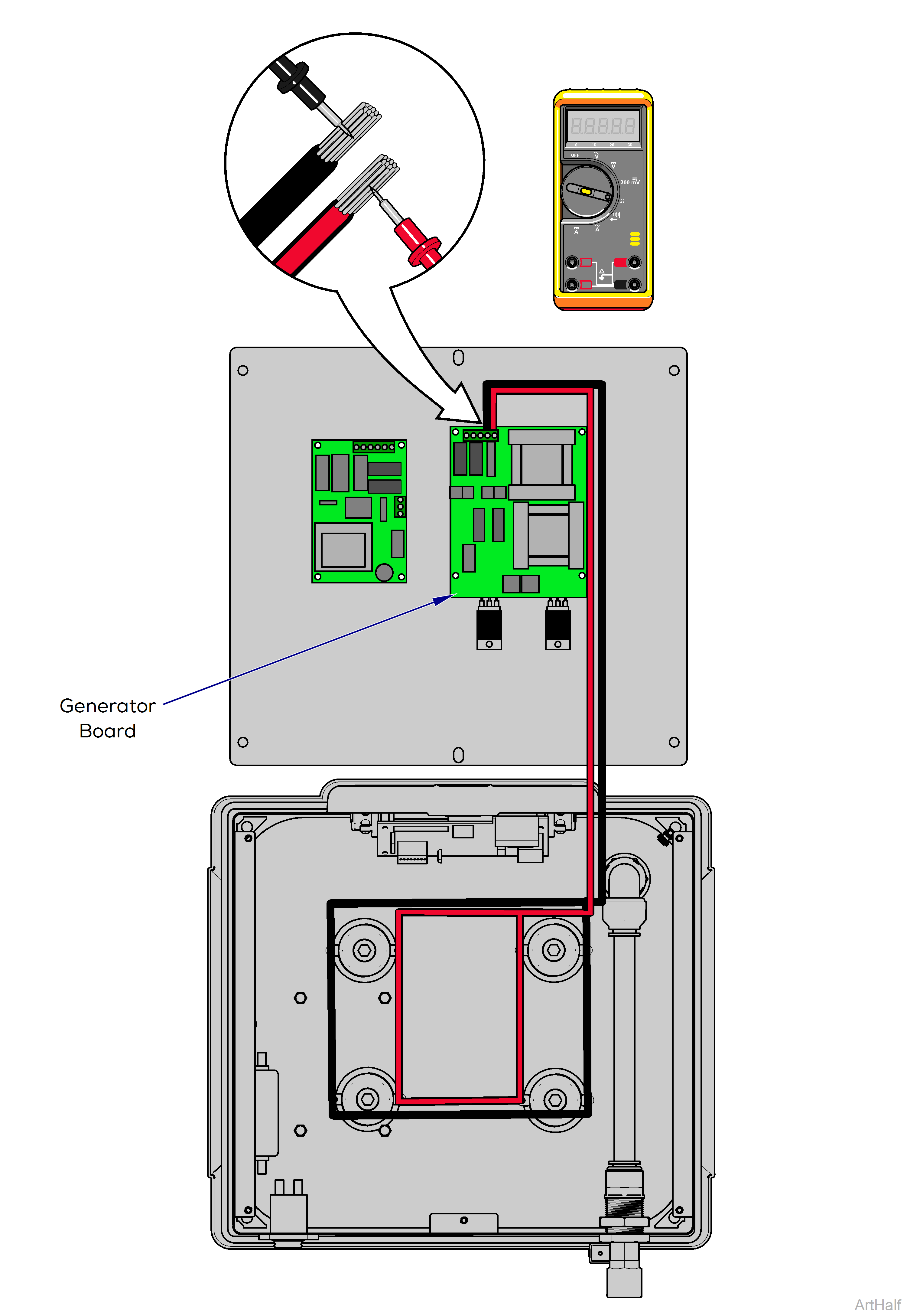 QuickClean™ Ultrasonic Cleaners Transducer Test and Repair