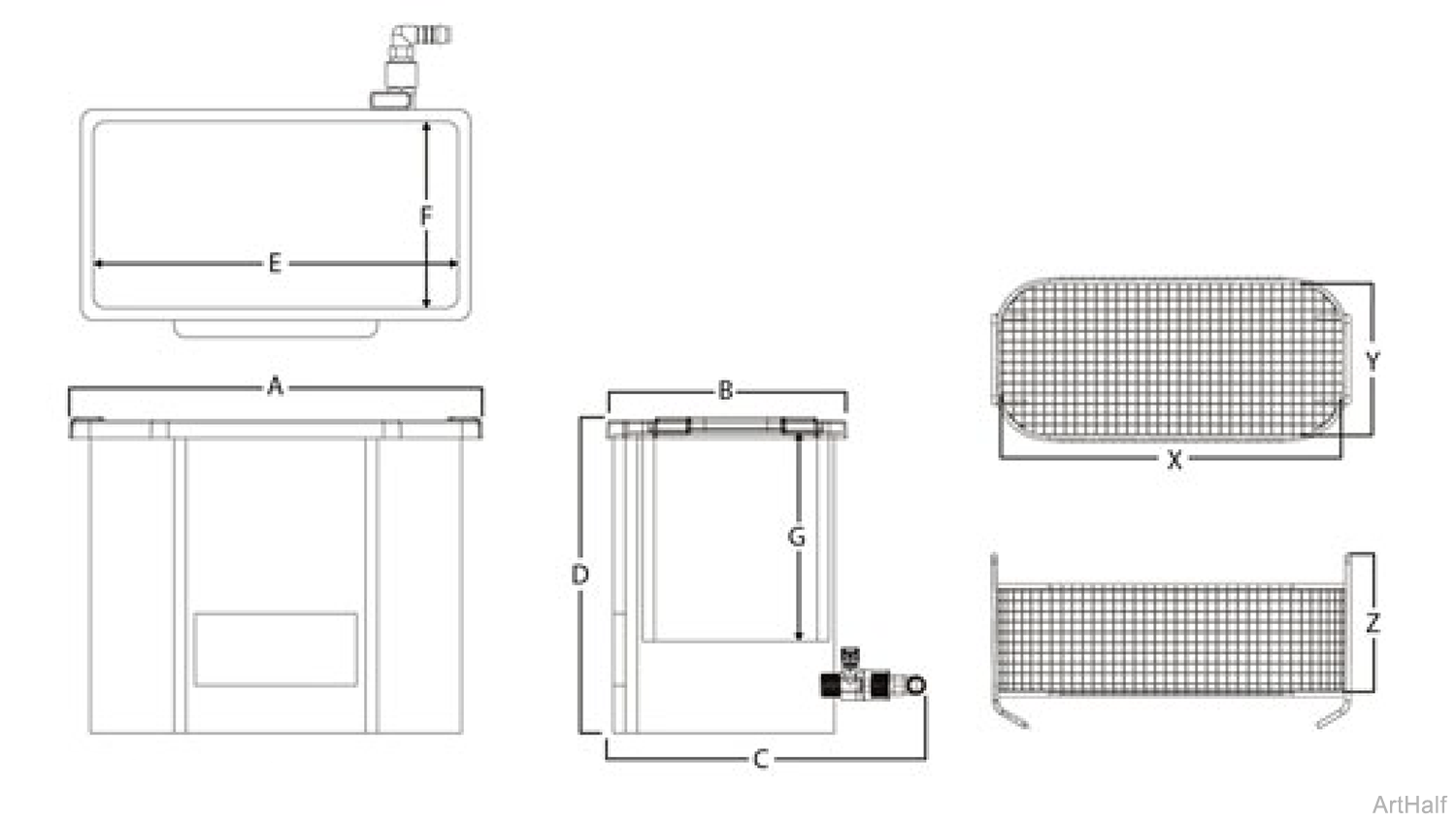 QuickClean™ Ultrasonic Cleaners Specifications