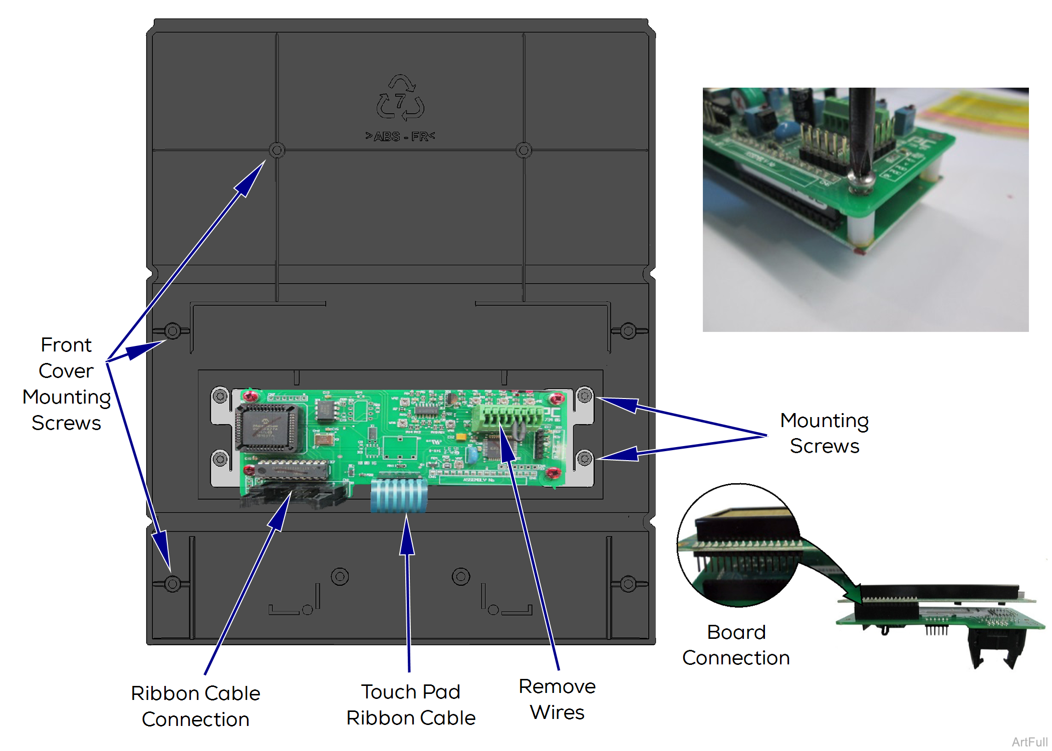 QuickClean™ Ultrasonic Cleaners LCD Display Test and Repair