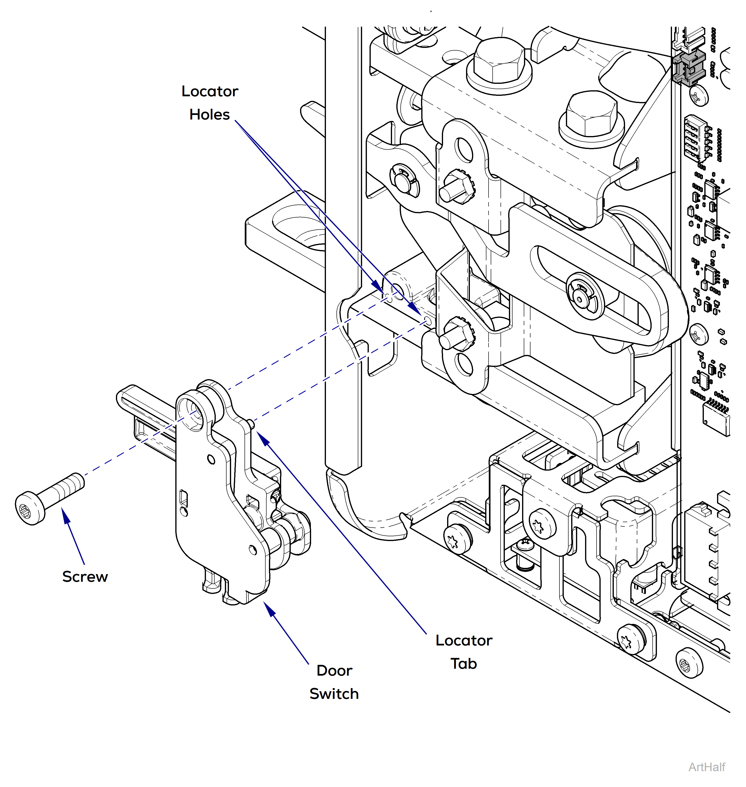 M9/M11 Steam Sterilizer Door Switch Assembly Install