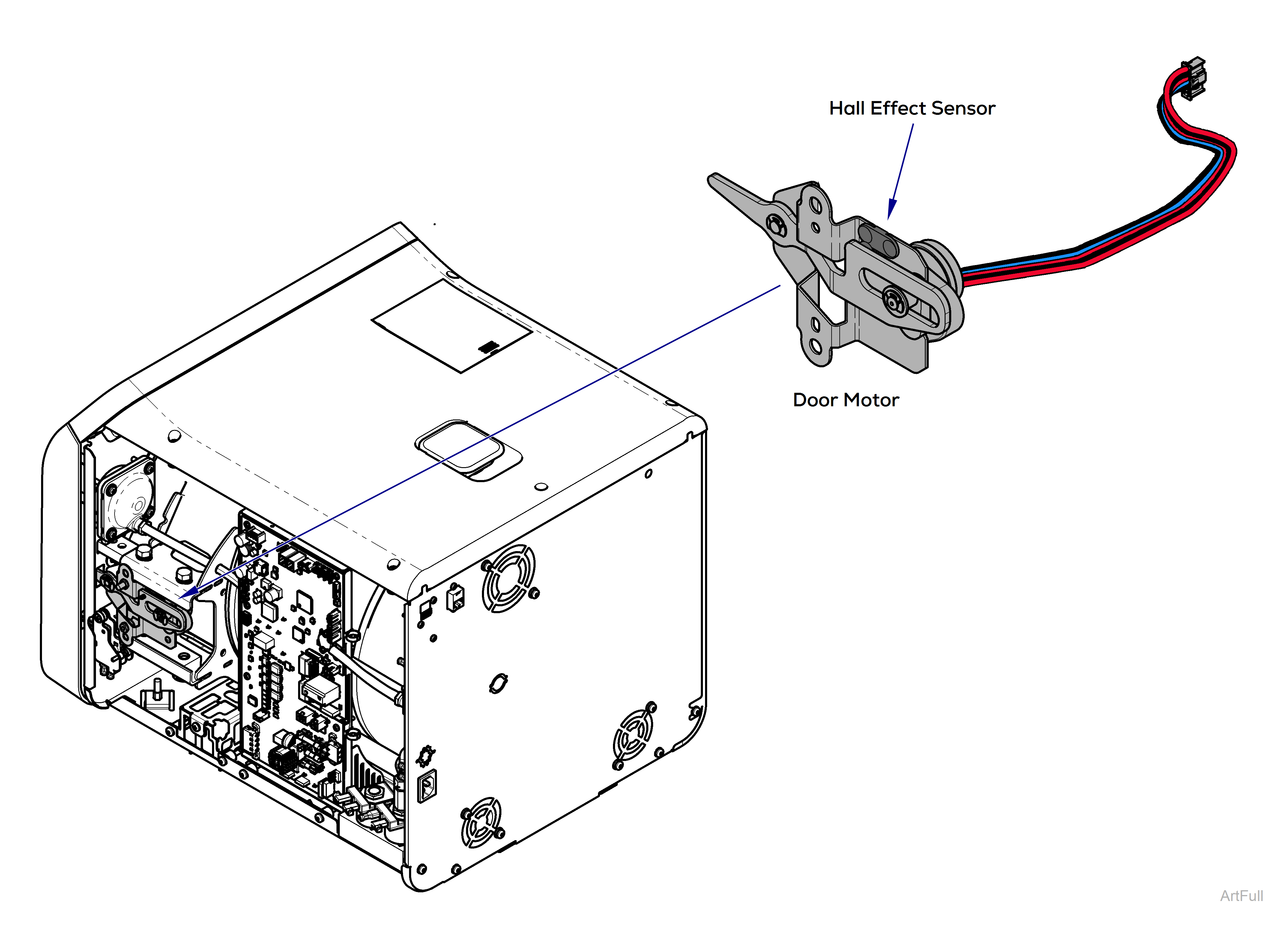 M9/M11 Steam Sterilizer Door Motor System