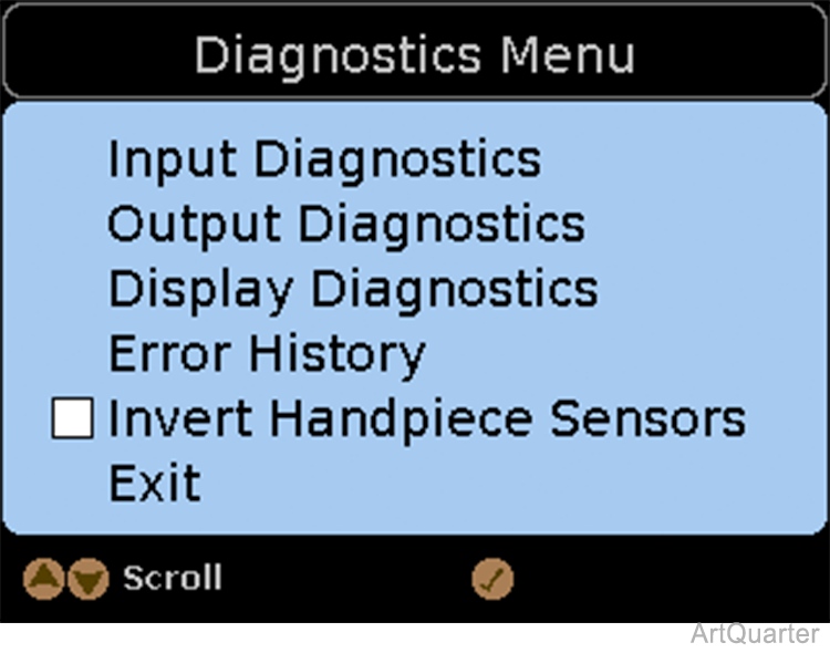 Diagnostics Menu