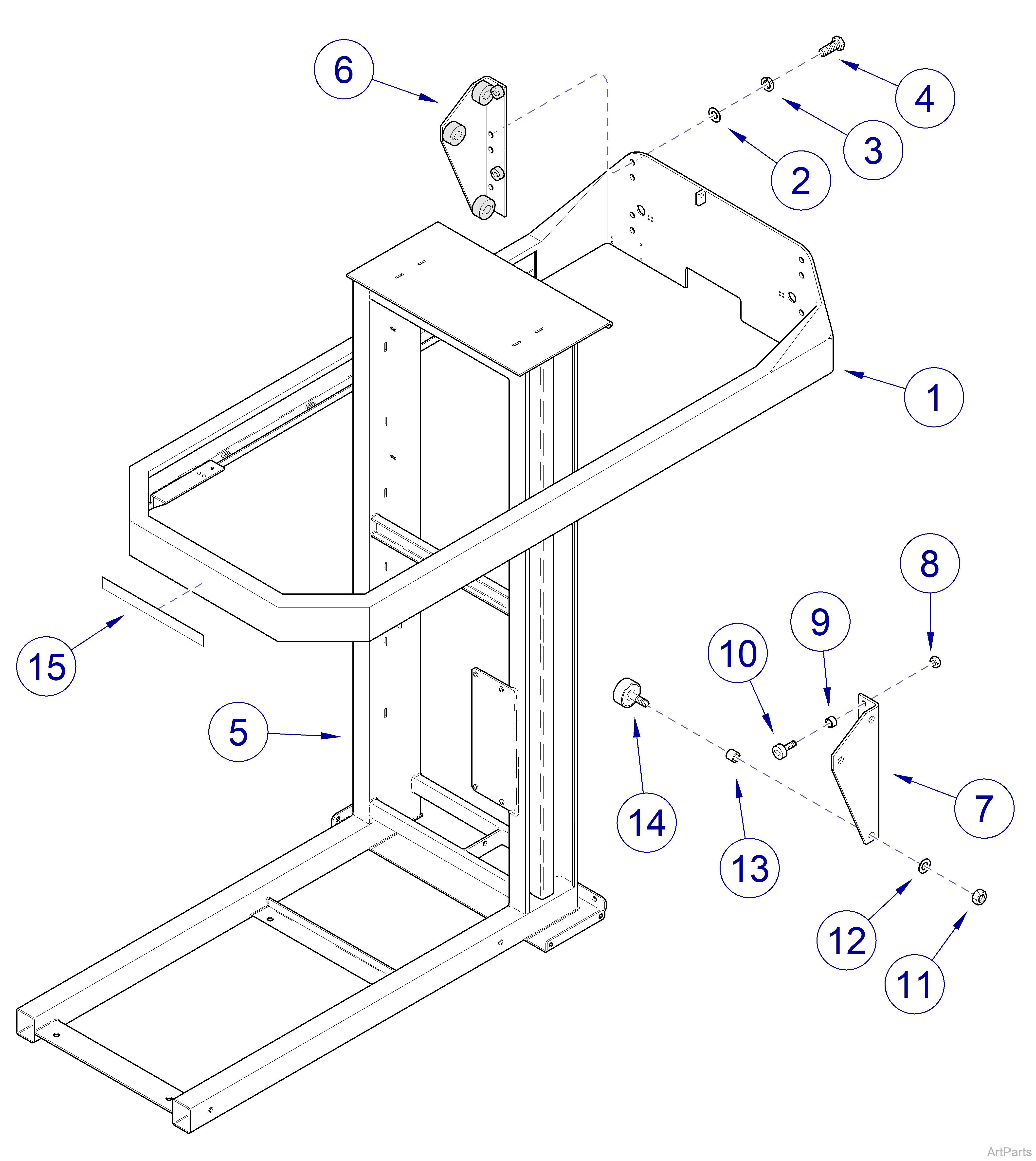 Canis Major  Column Roller Mechanism