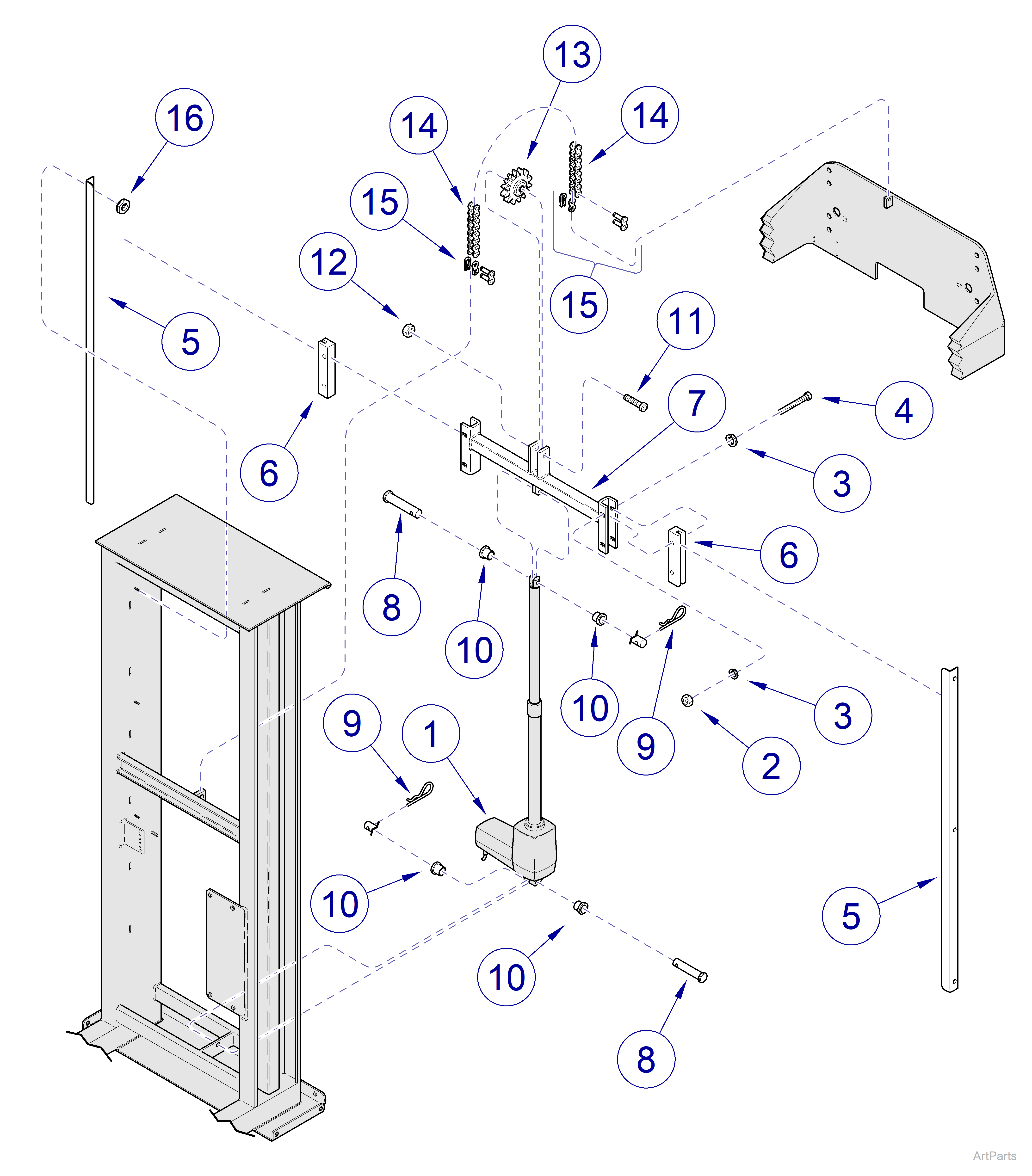 Canis Major  Lift Mechanism