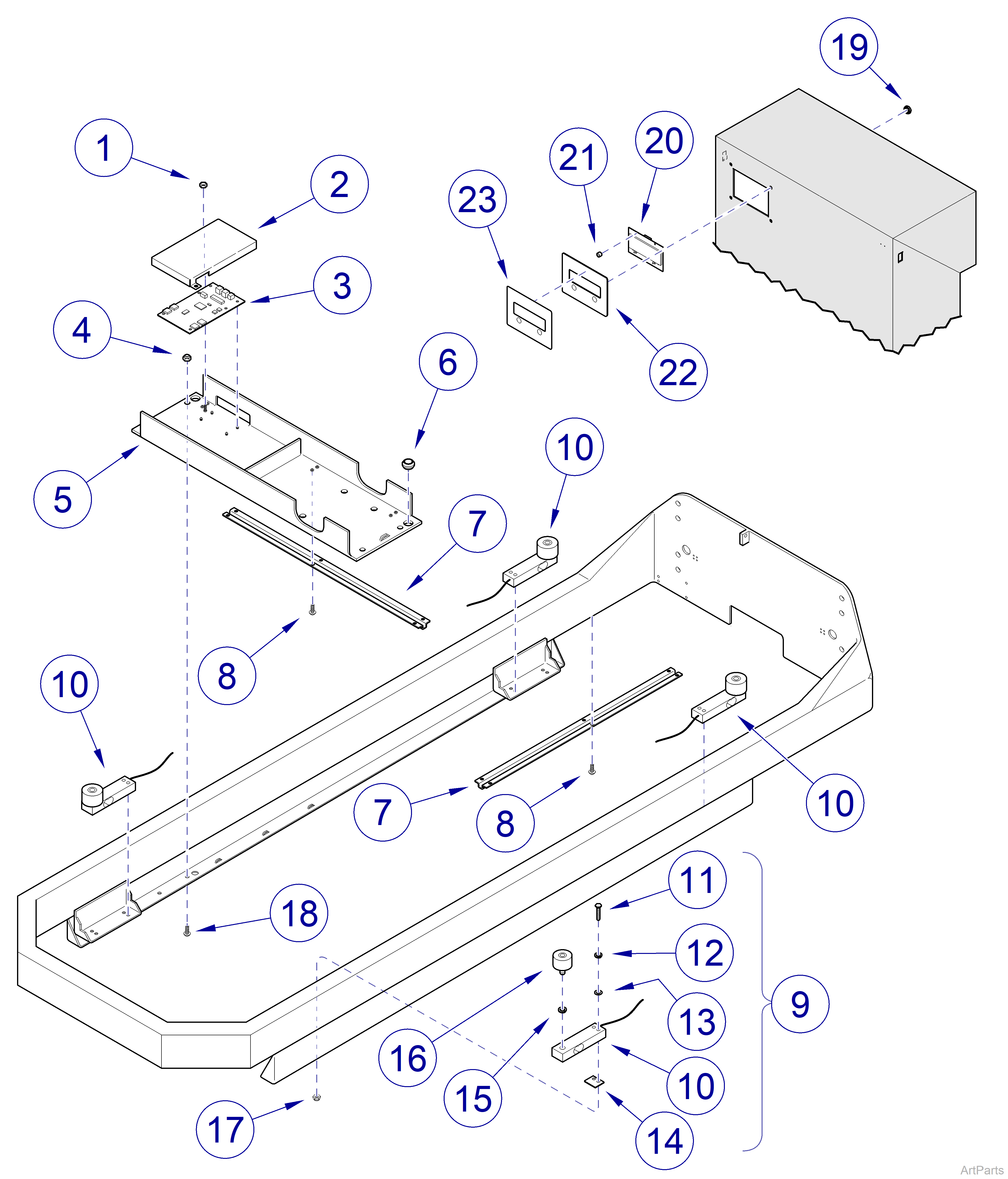 Canis Major Scale Components