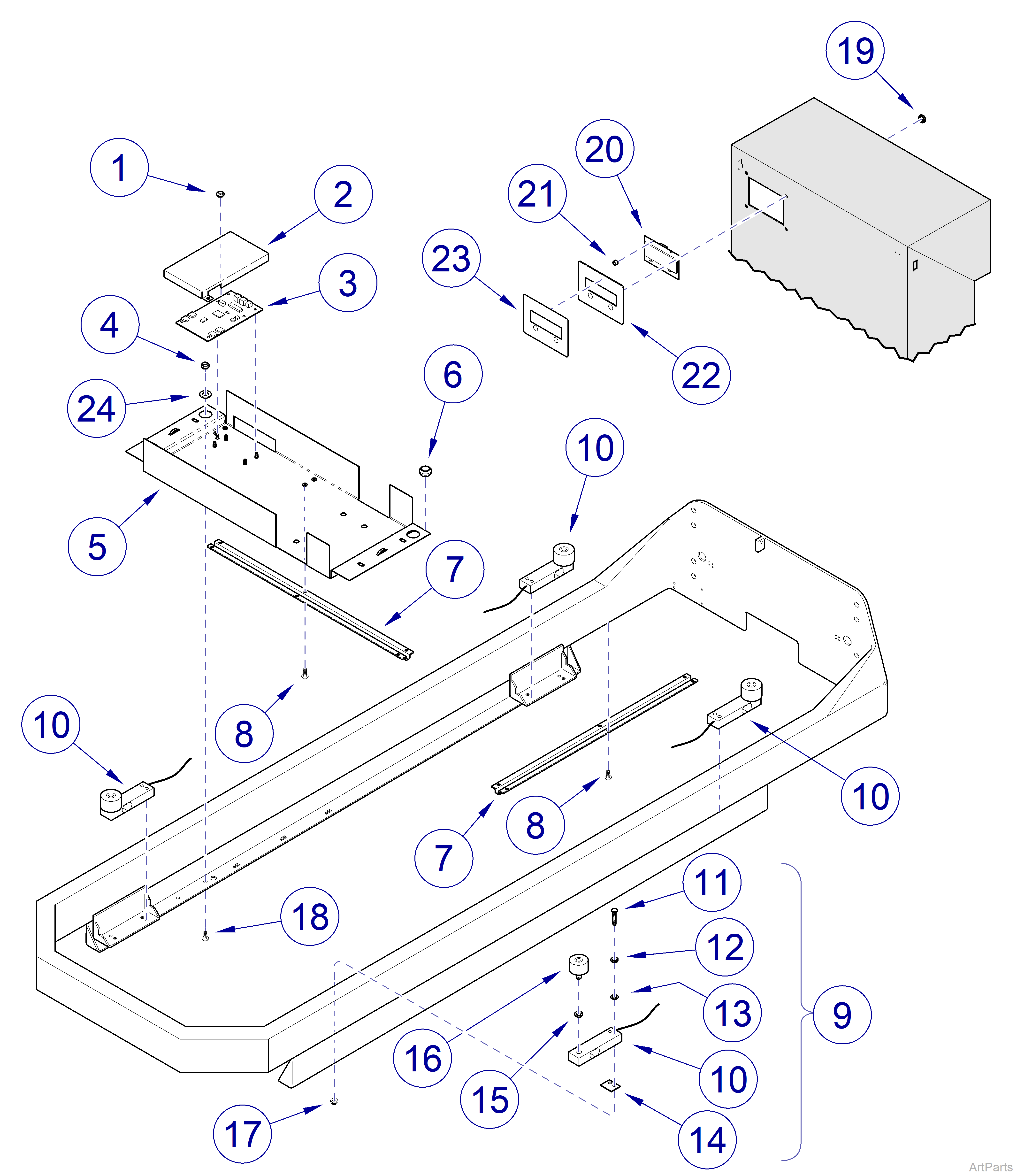 Canis Major Scale Components