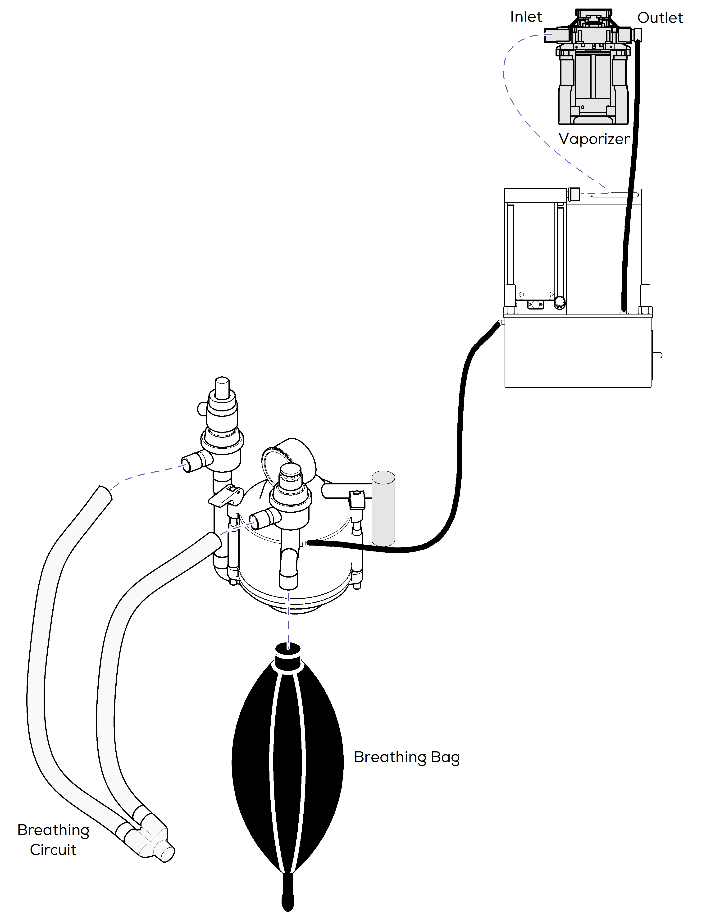 Anesthesia Tubing for VMC