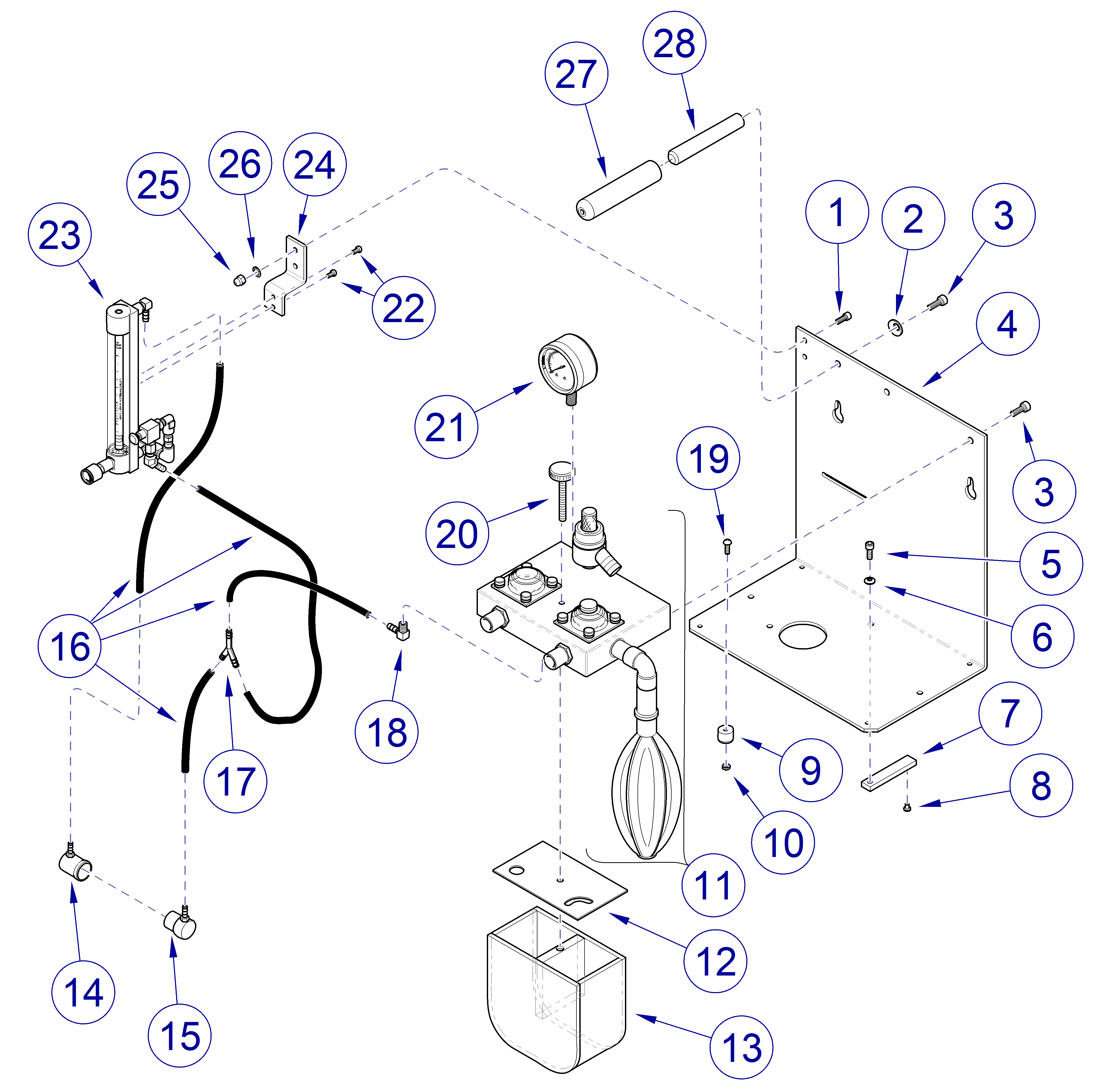 Anesthesia VME Table Top Machine 