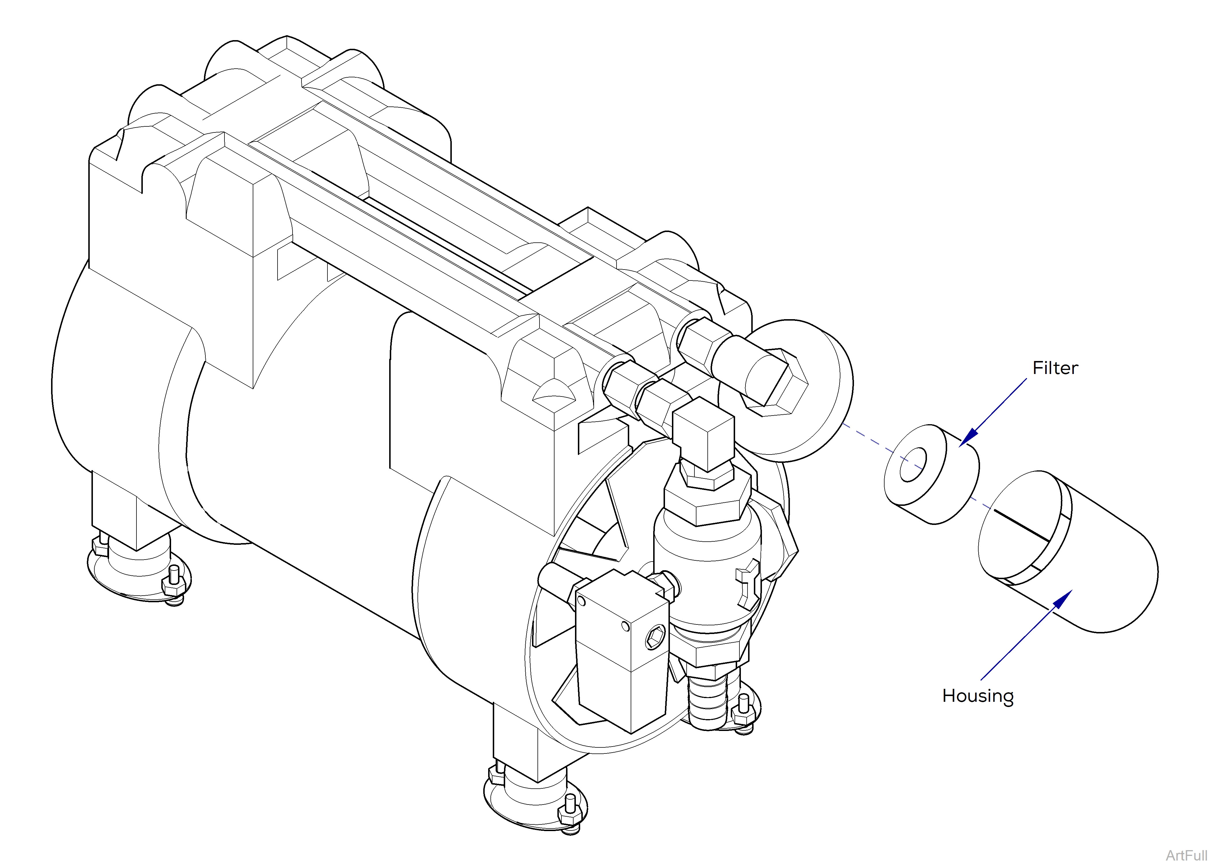 Midmark® 1000 Air Intake Filter
