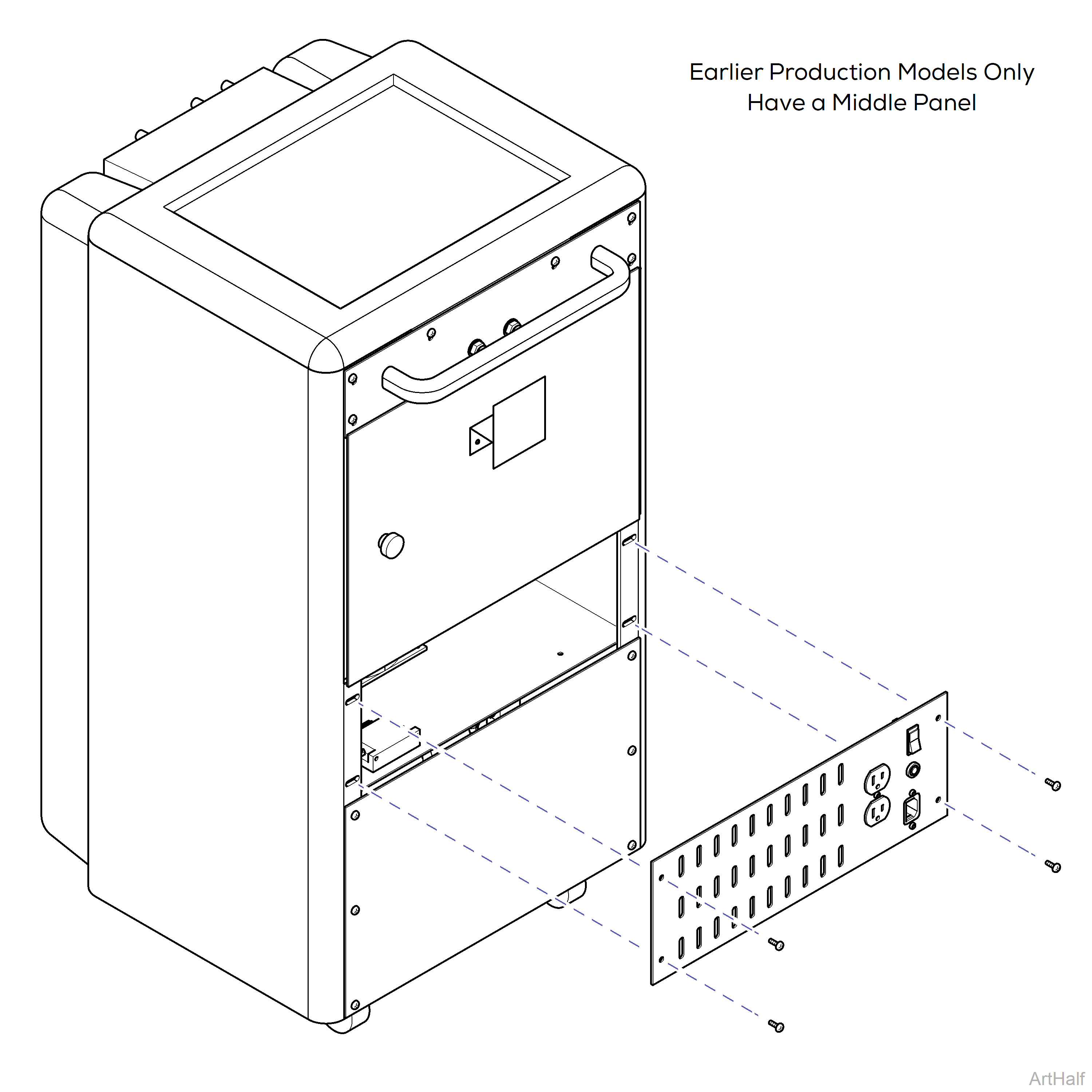 Midmark® 1000 Middle Compartment