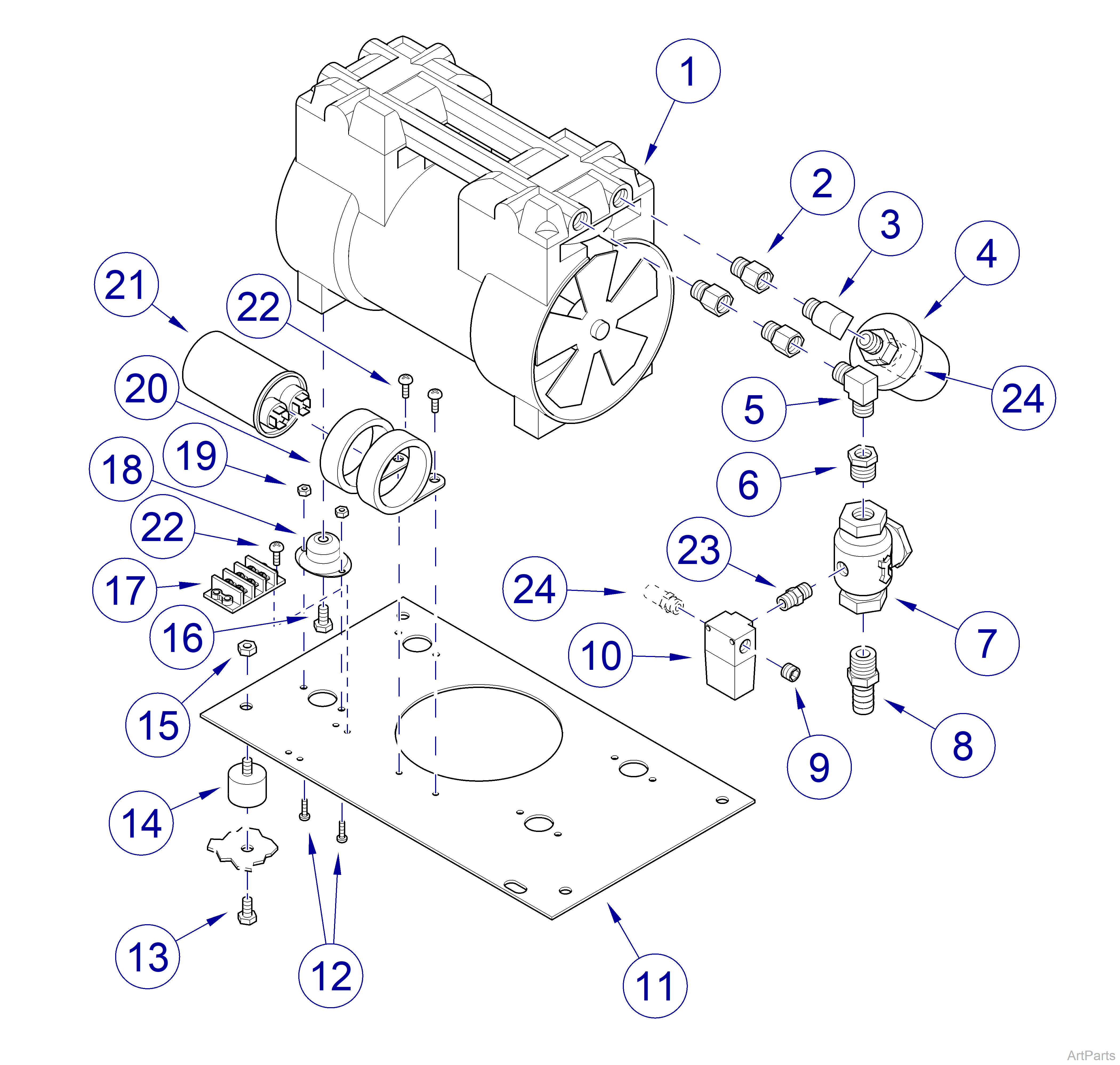 Midmark® 1000 Lower Compartment Components