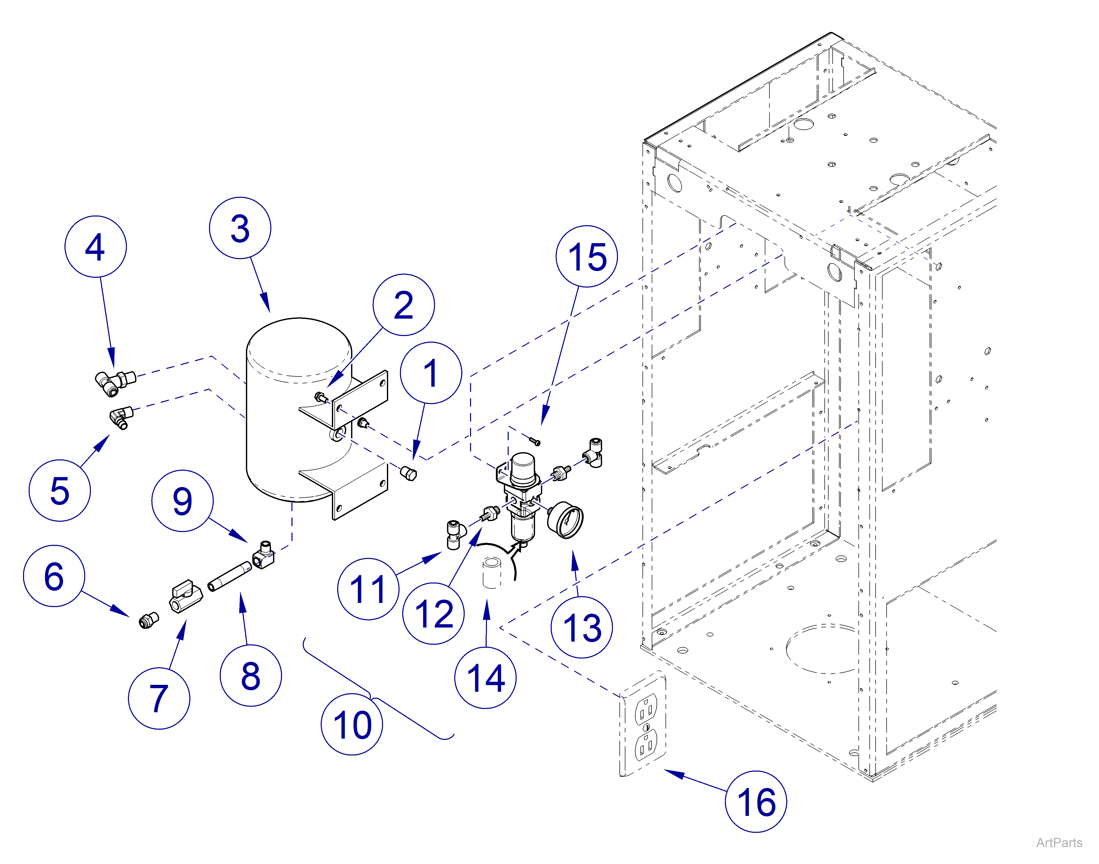 Midmark® 1000 Upper Compartment Components