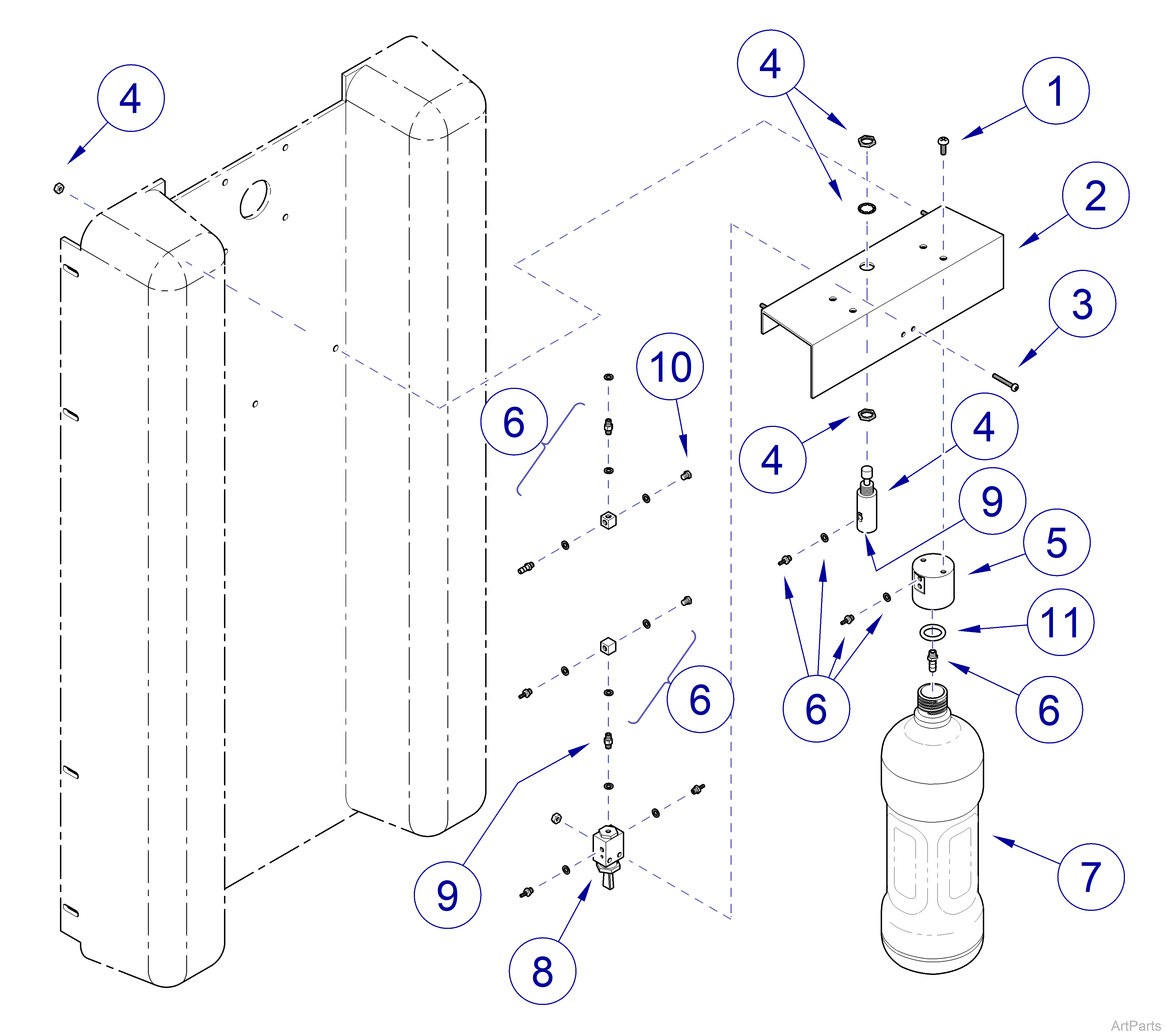 Midmark® 1000 Water System Components