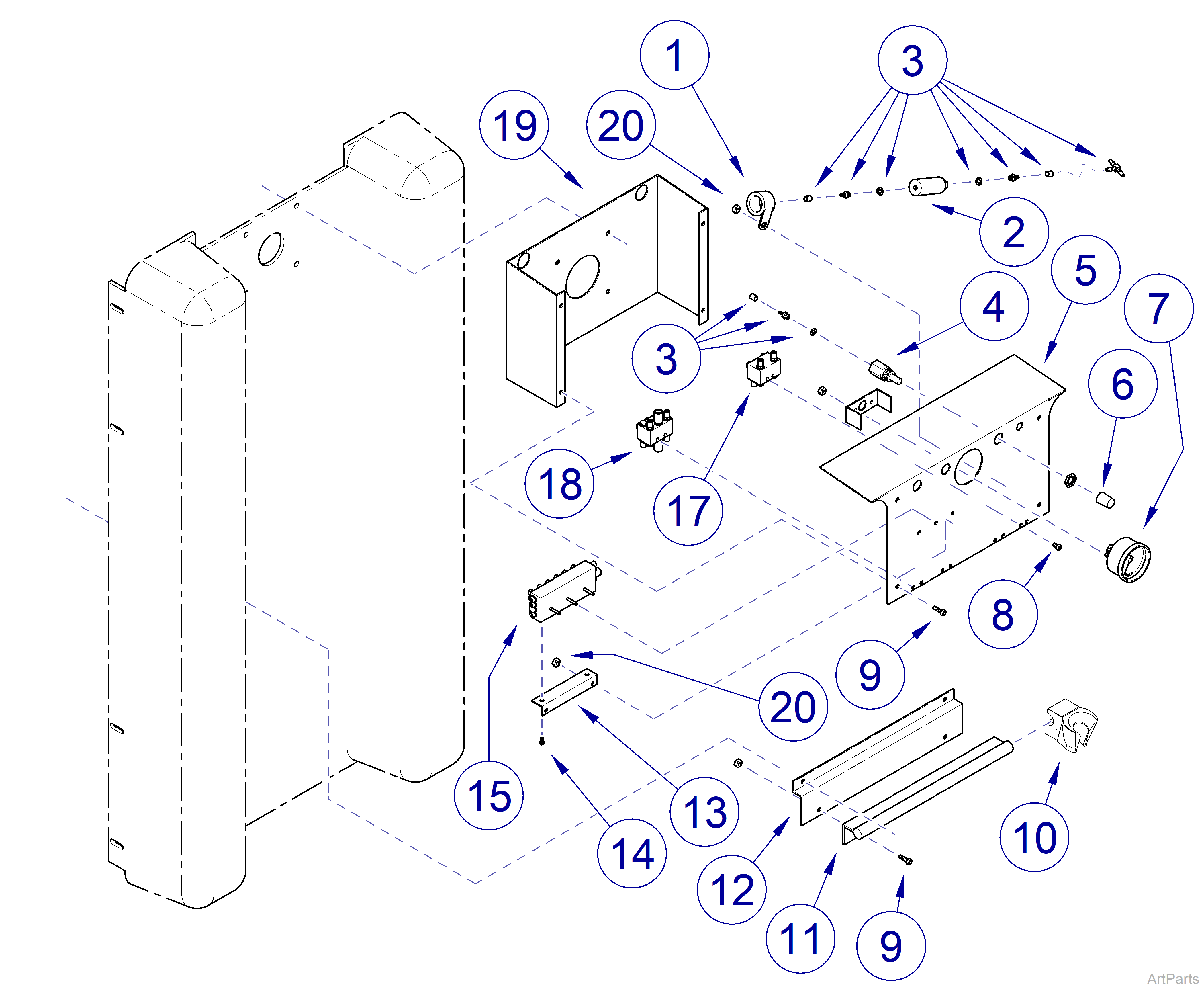 Midmark® 1000 Delivery System Components