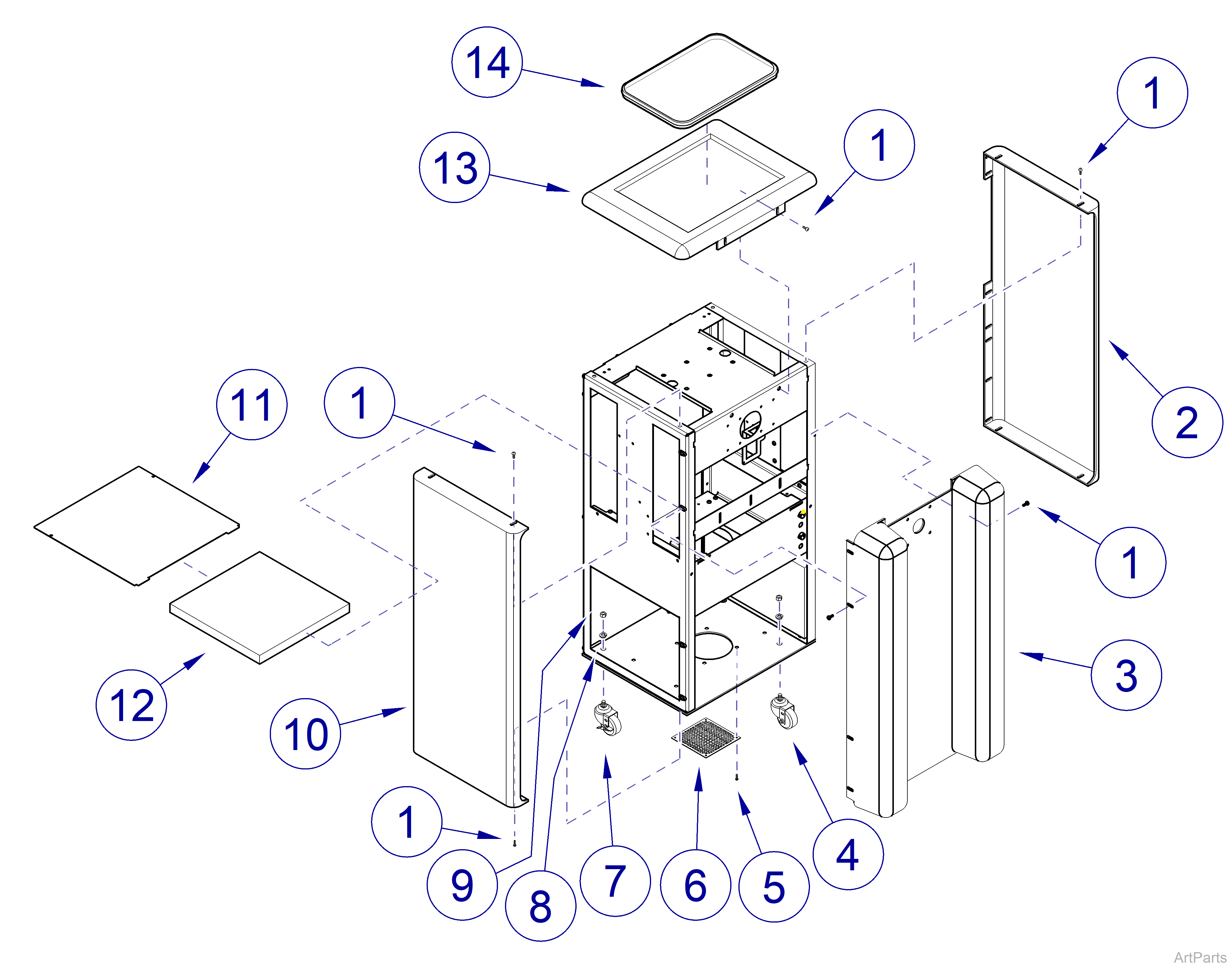 Midmark® 1000 Panel Components