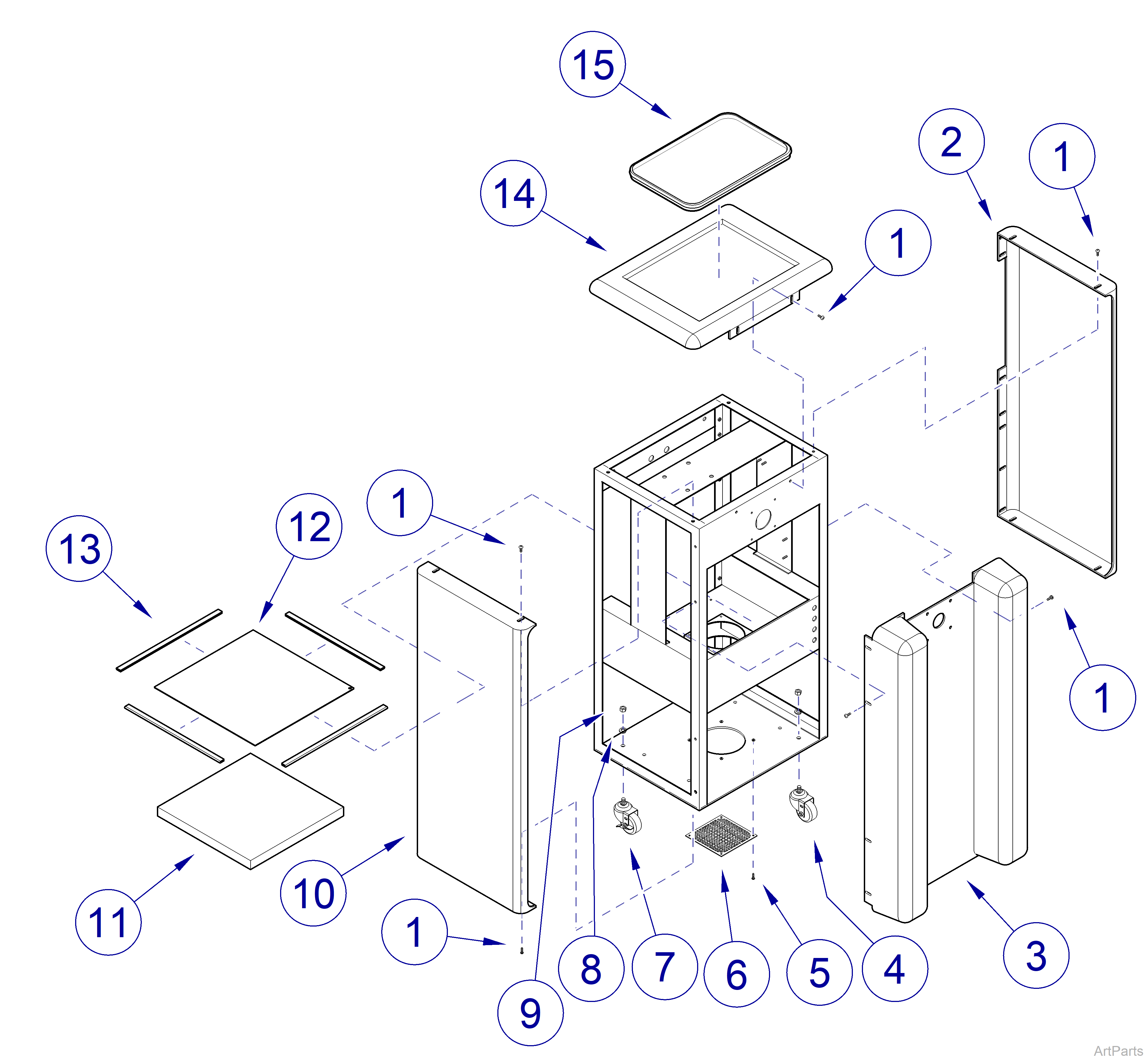 Midmark® 1000 Panel Components