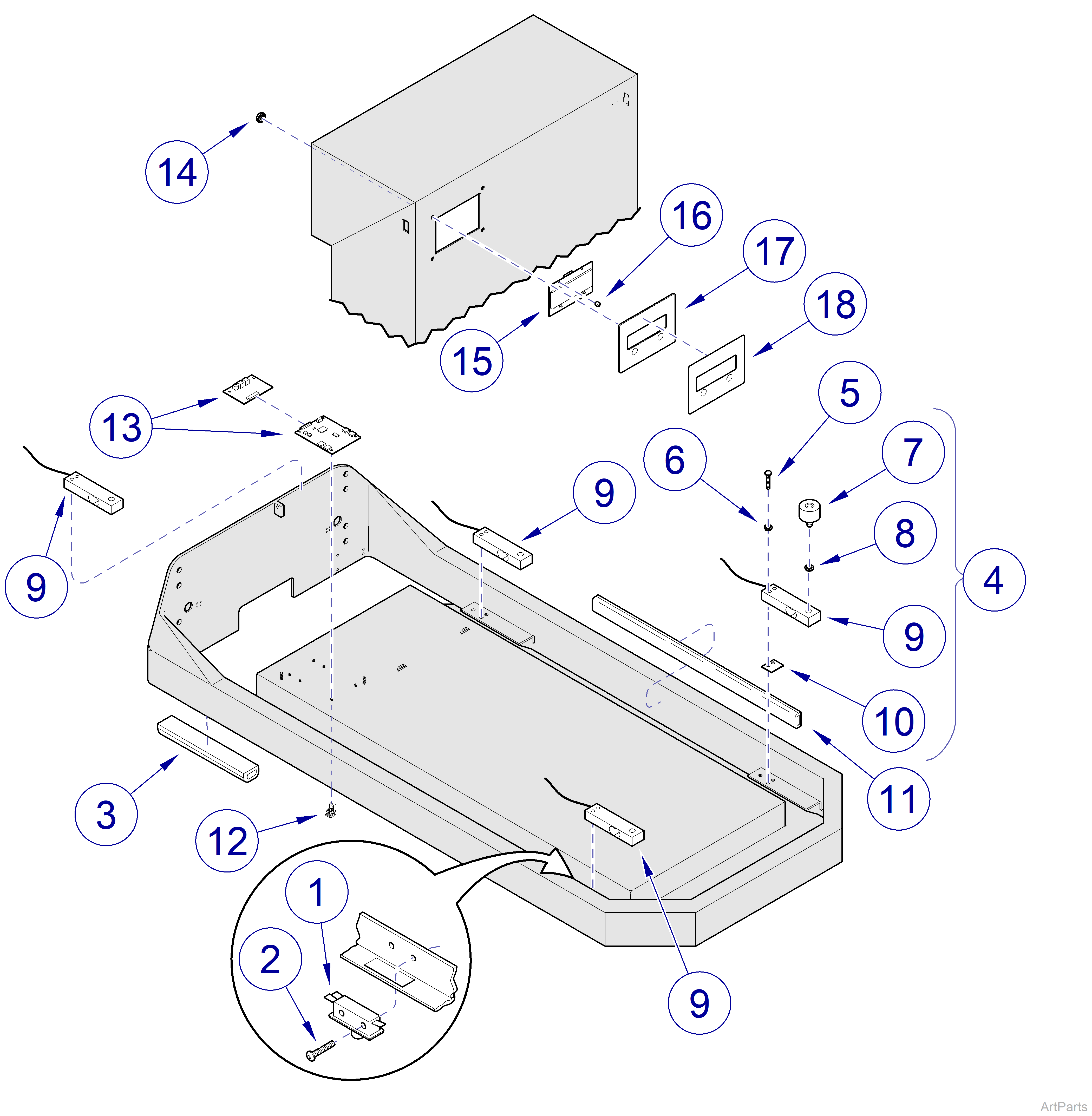 Canis Major Tabletop Electrical Comp