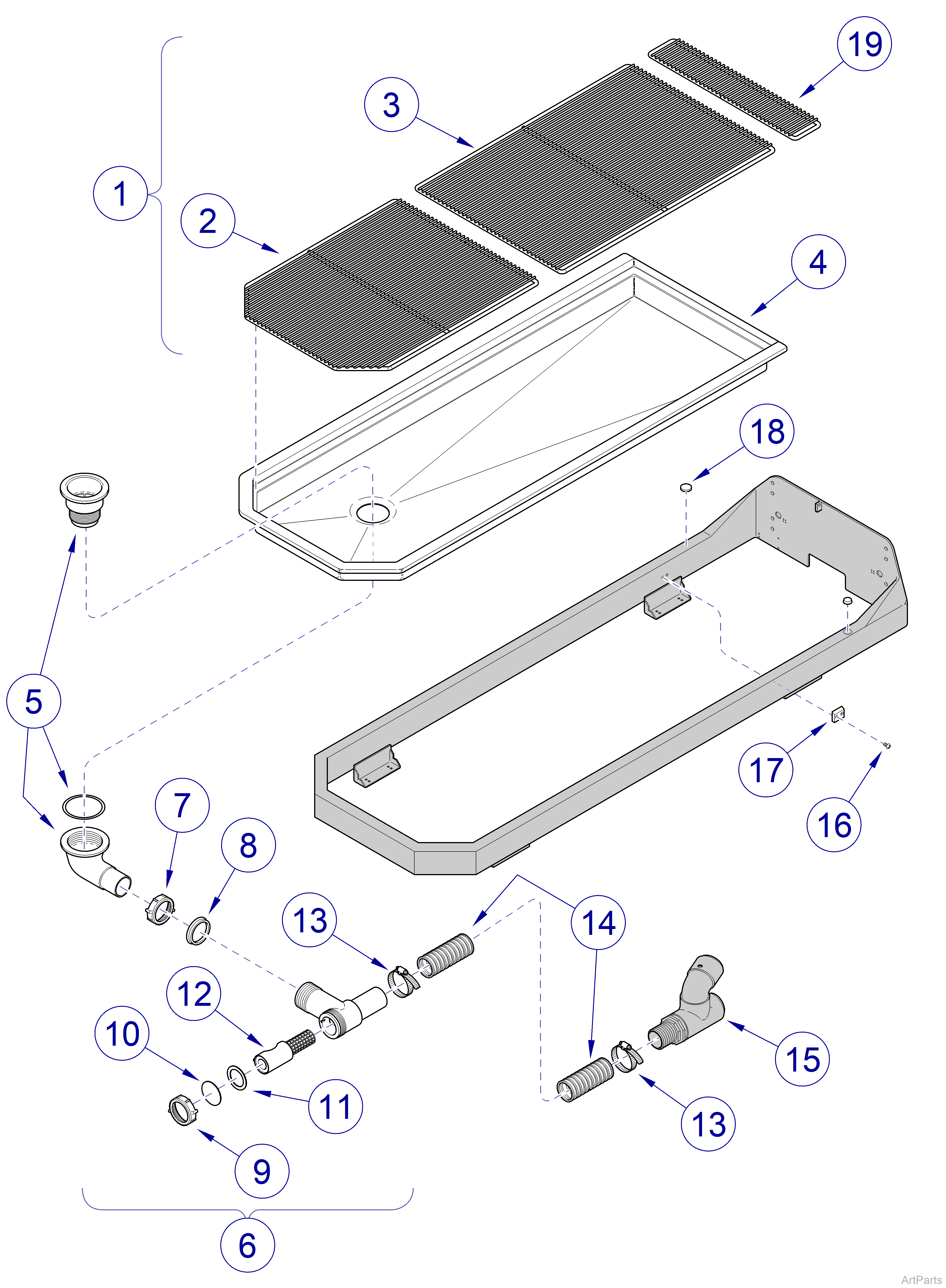 Canis Major Table Top Components