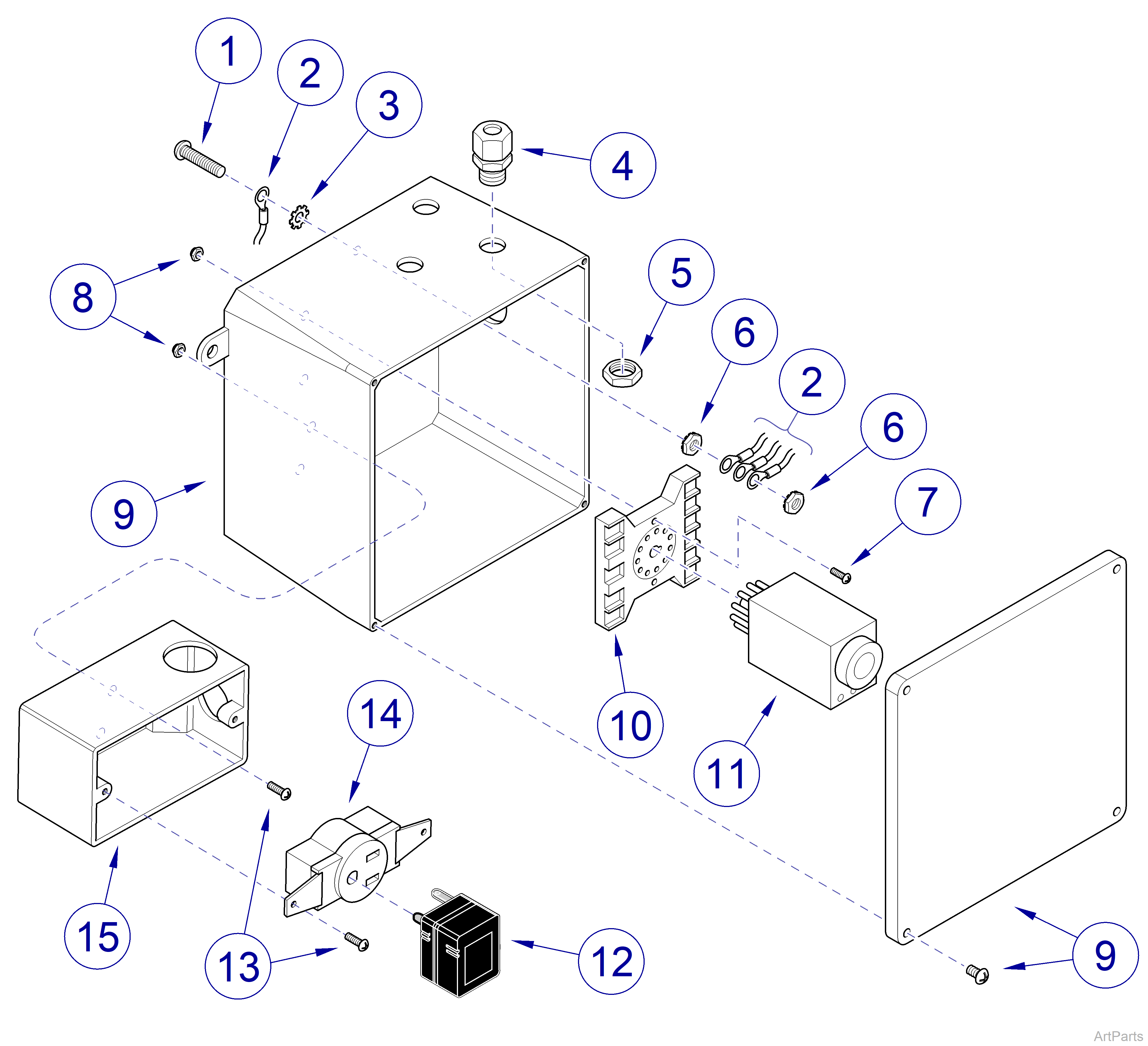 Canis Major Wet Table Electrical Box