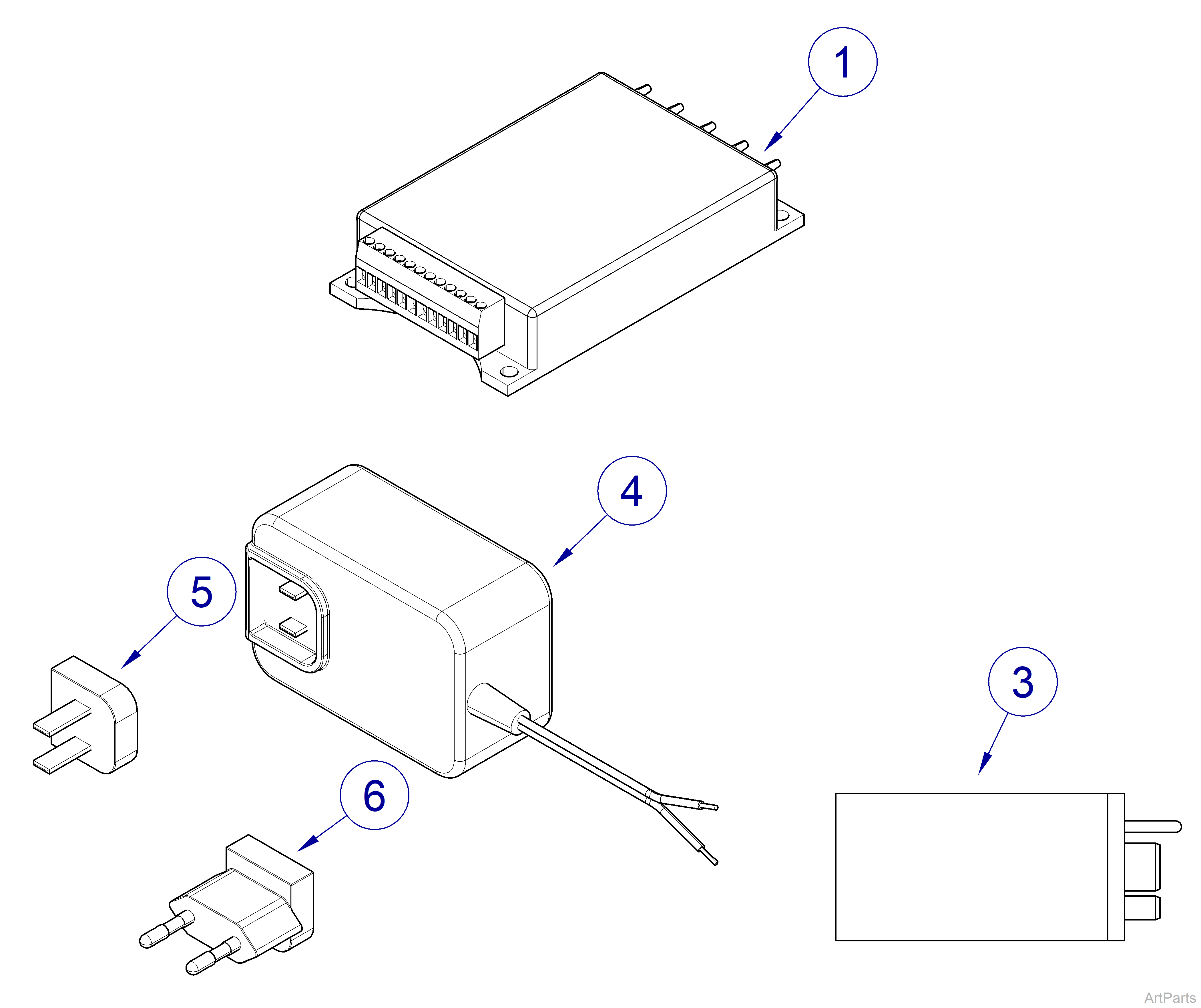 Midmark® 1000  Fiber Optic Components