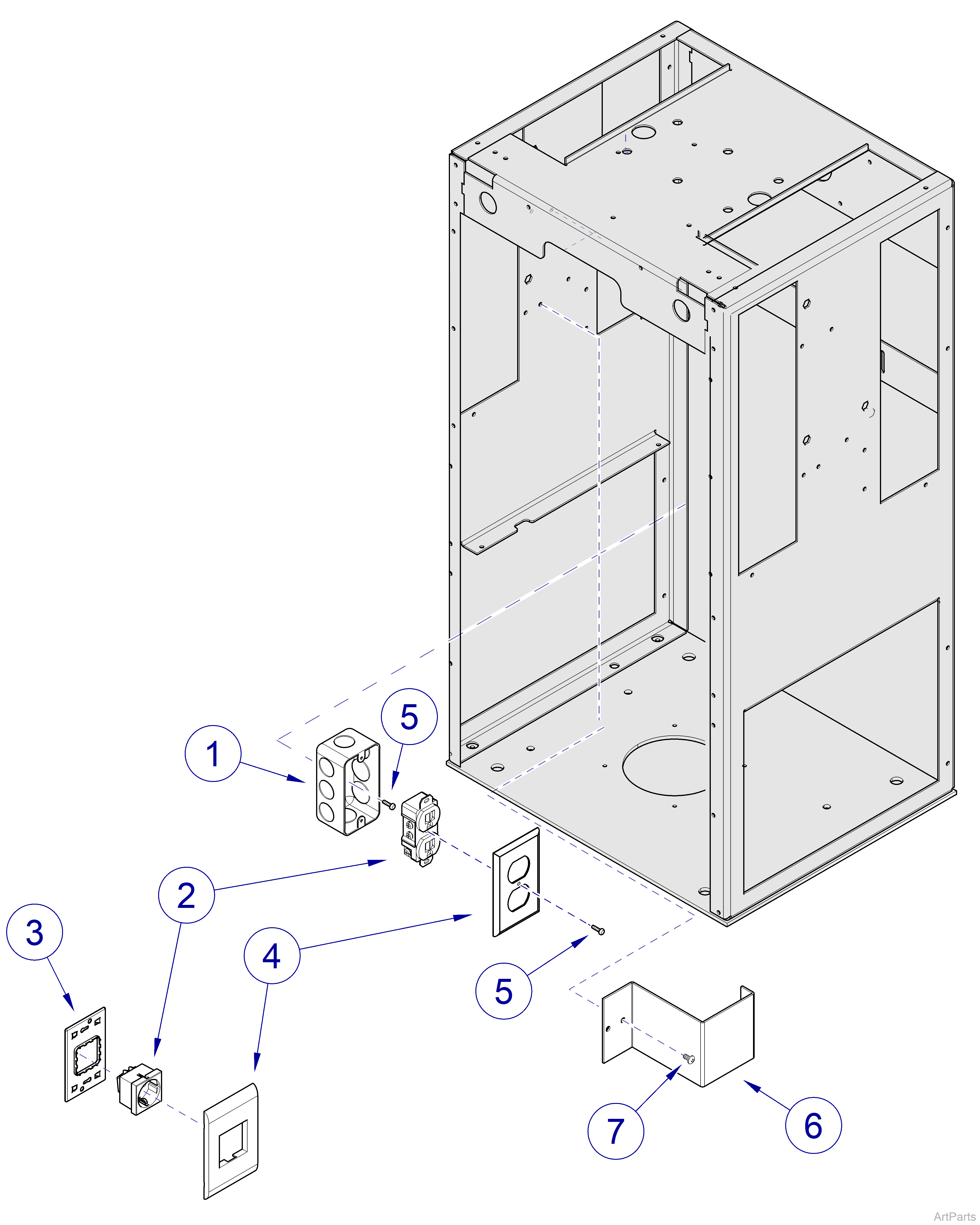 Midmark® 1000 Fiber Optic Electrical Components