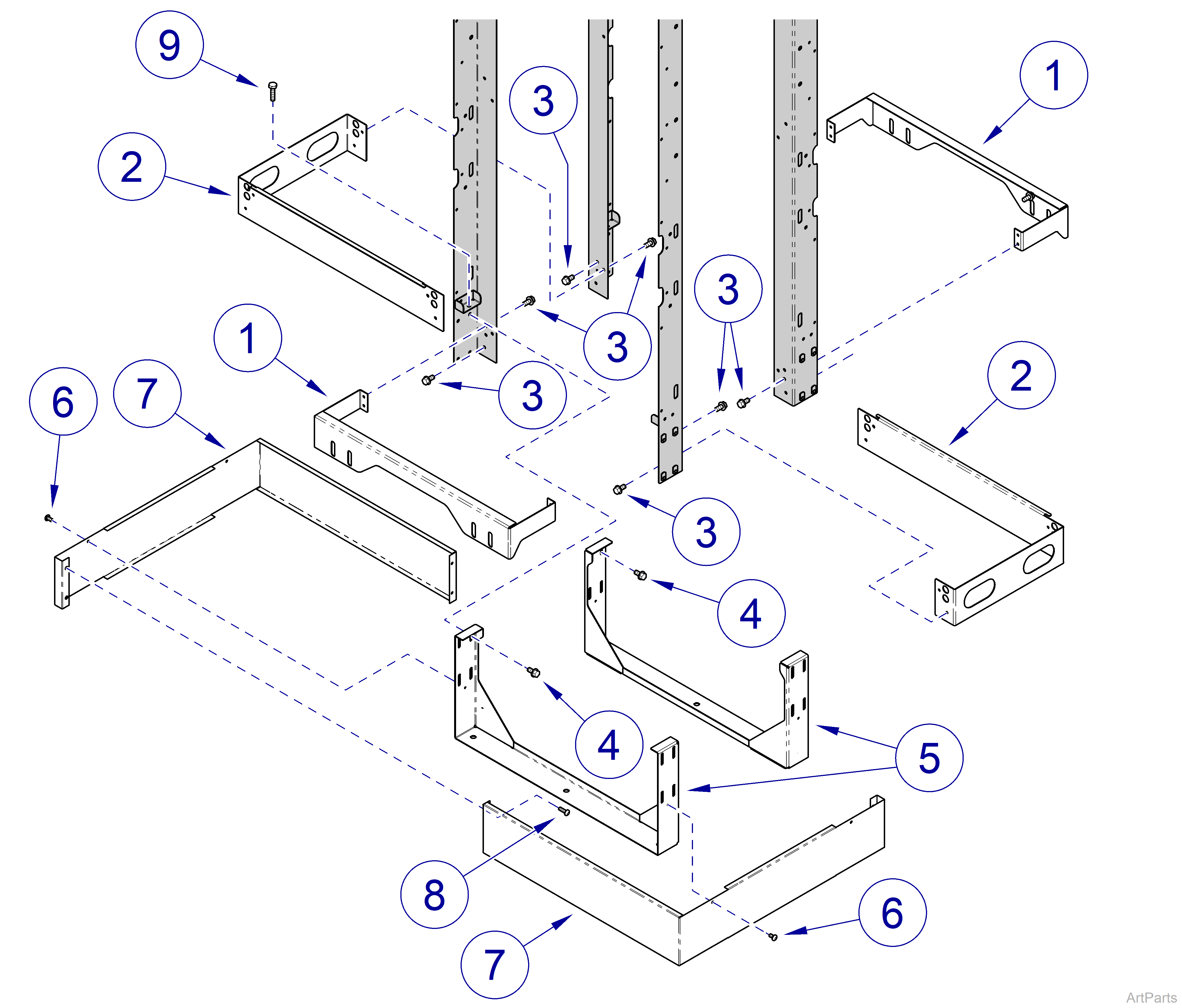 Chase Lower Supports