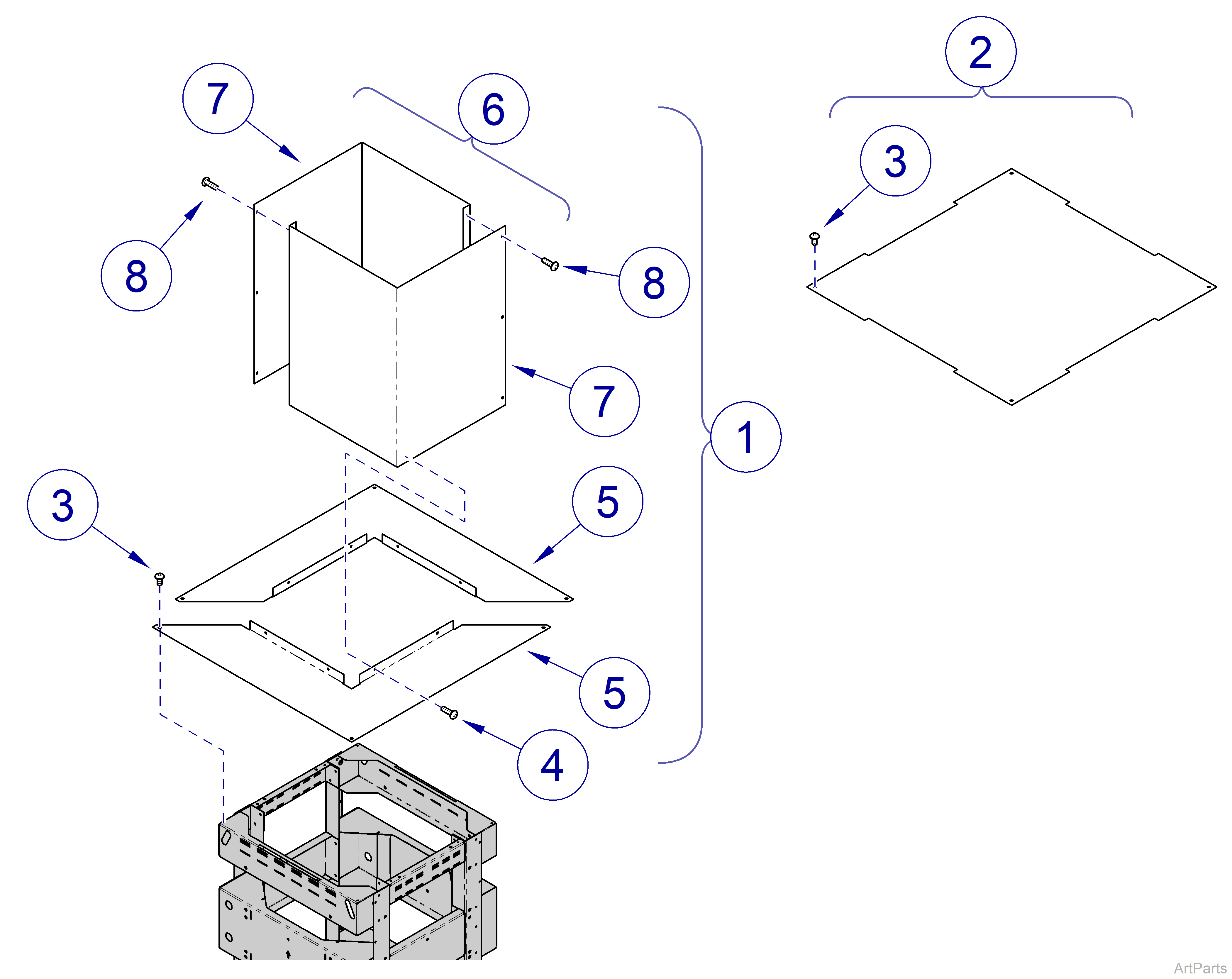 Chase Soffit and Top Panel Kits