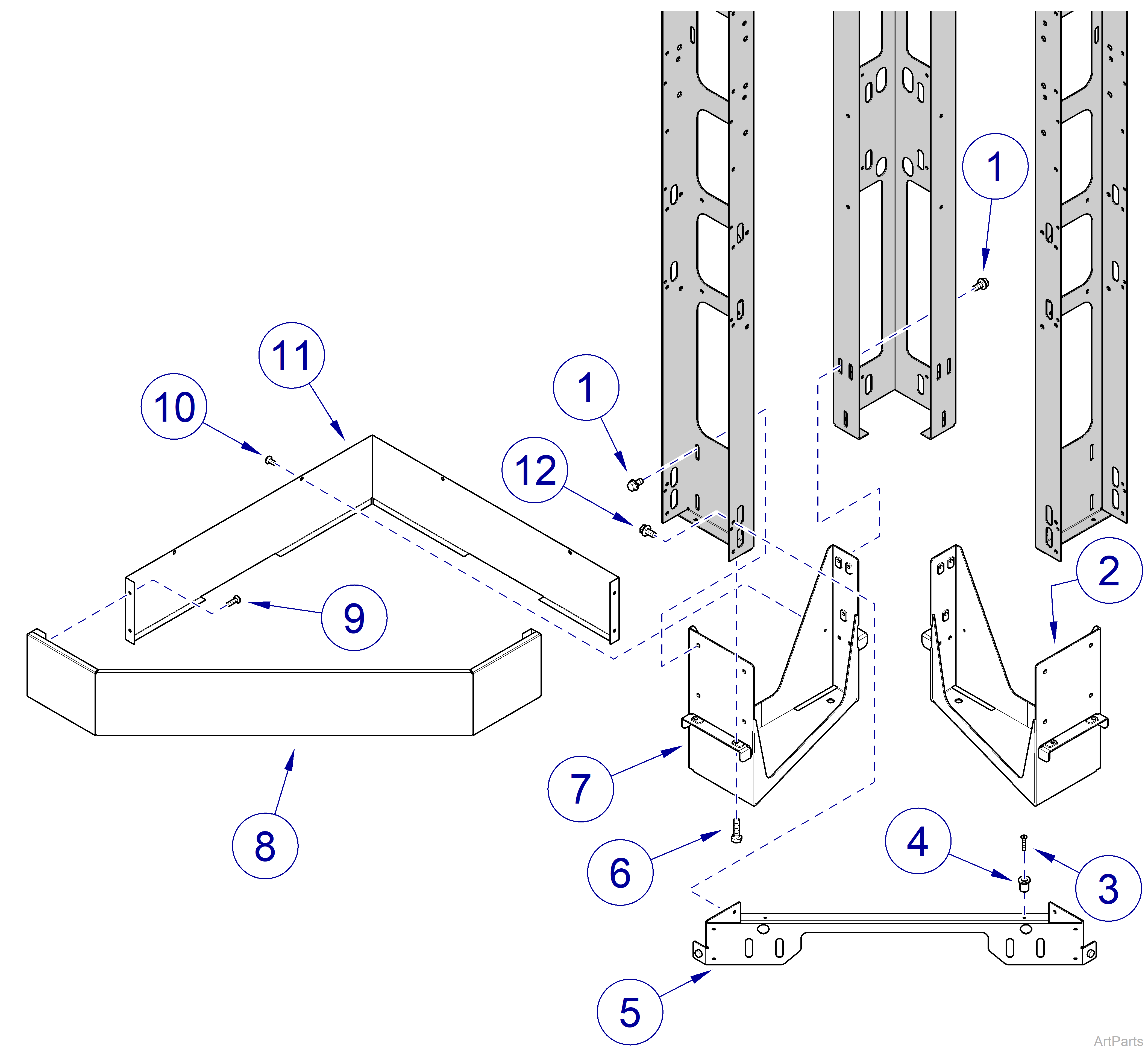 Chase Lower Supports