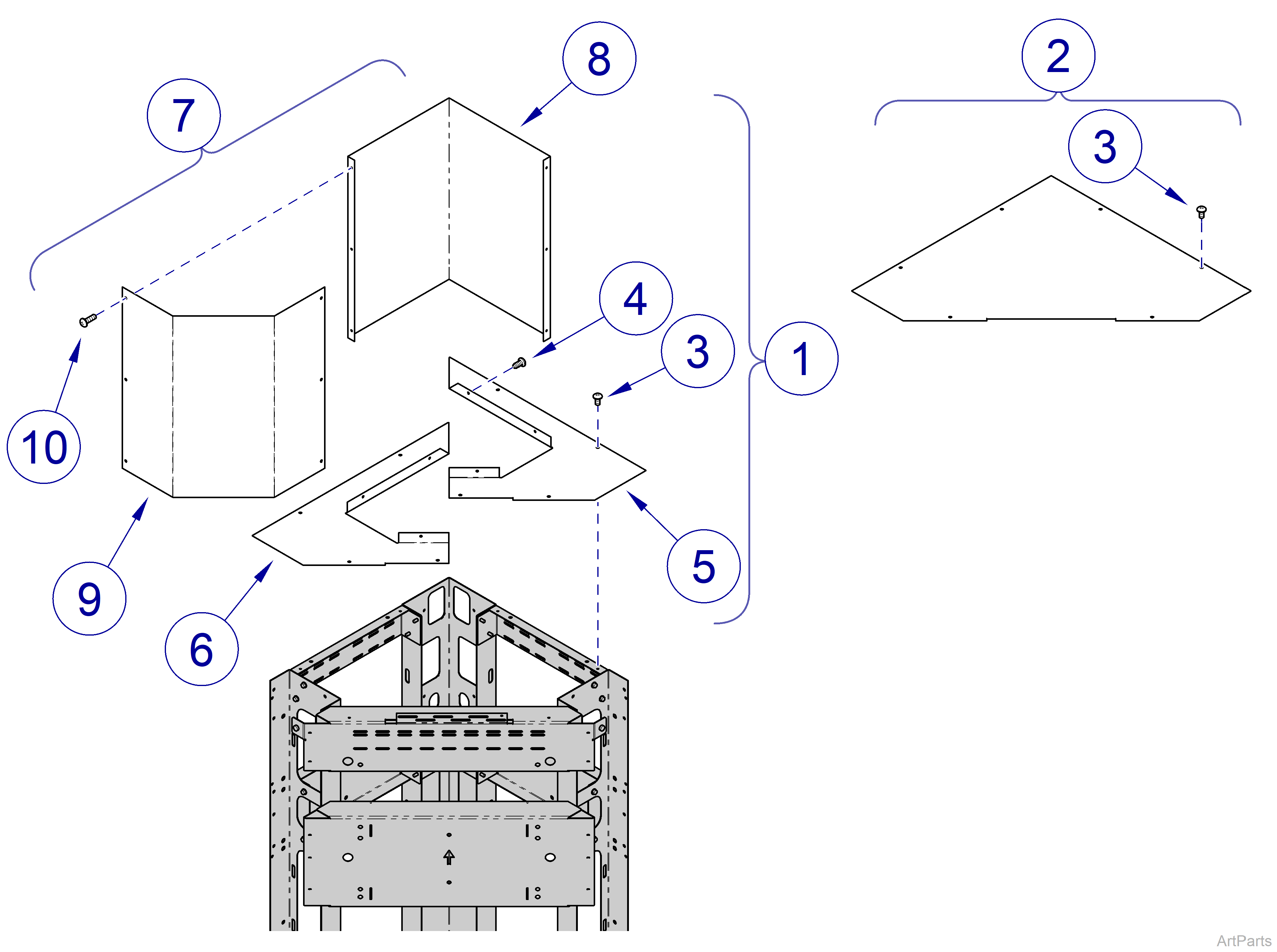 Chase Soffit and Top Panel Kits