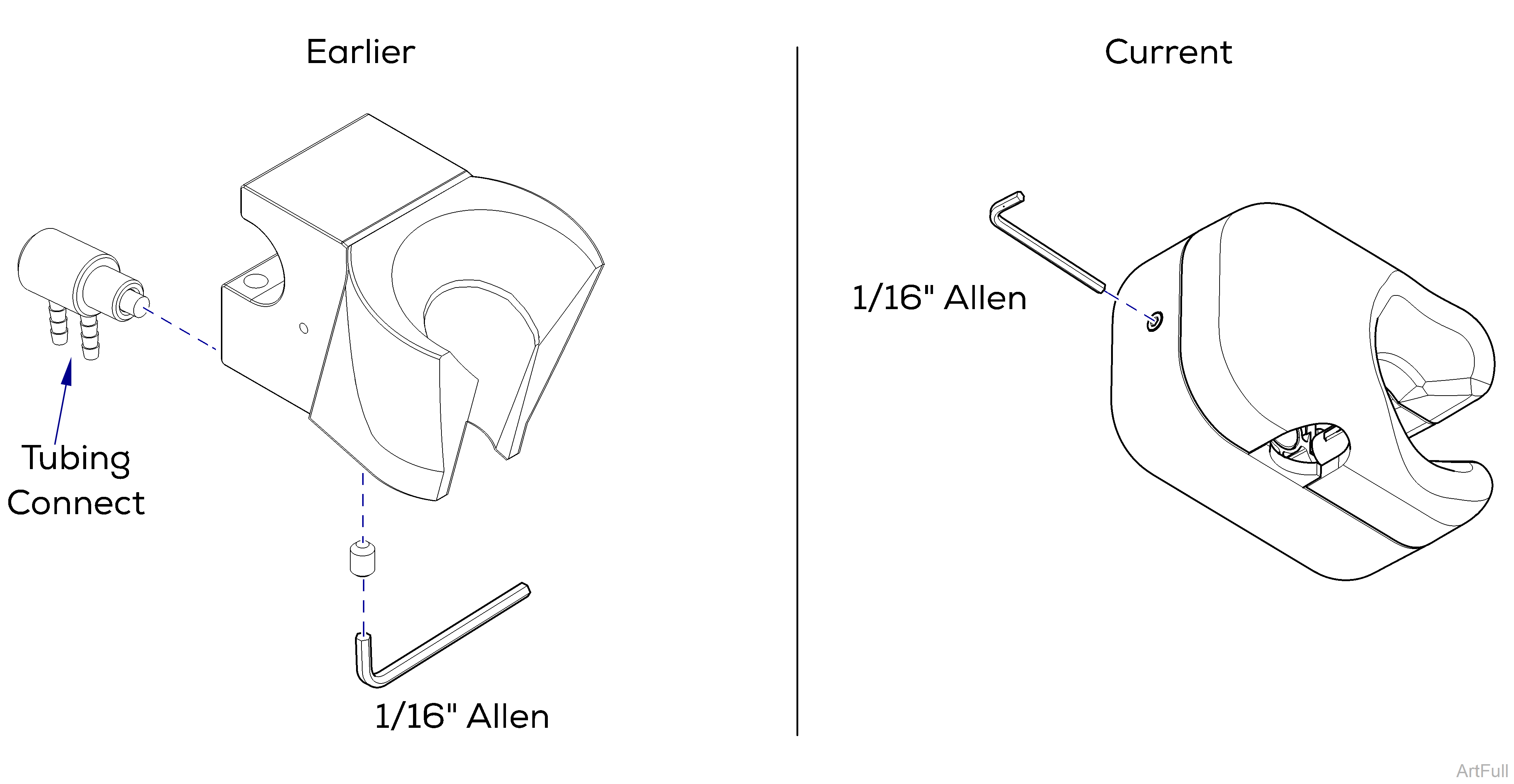 Midmark® 1000 Handpiece Holder Adjustment