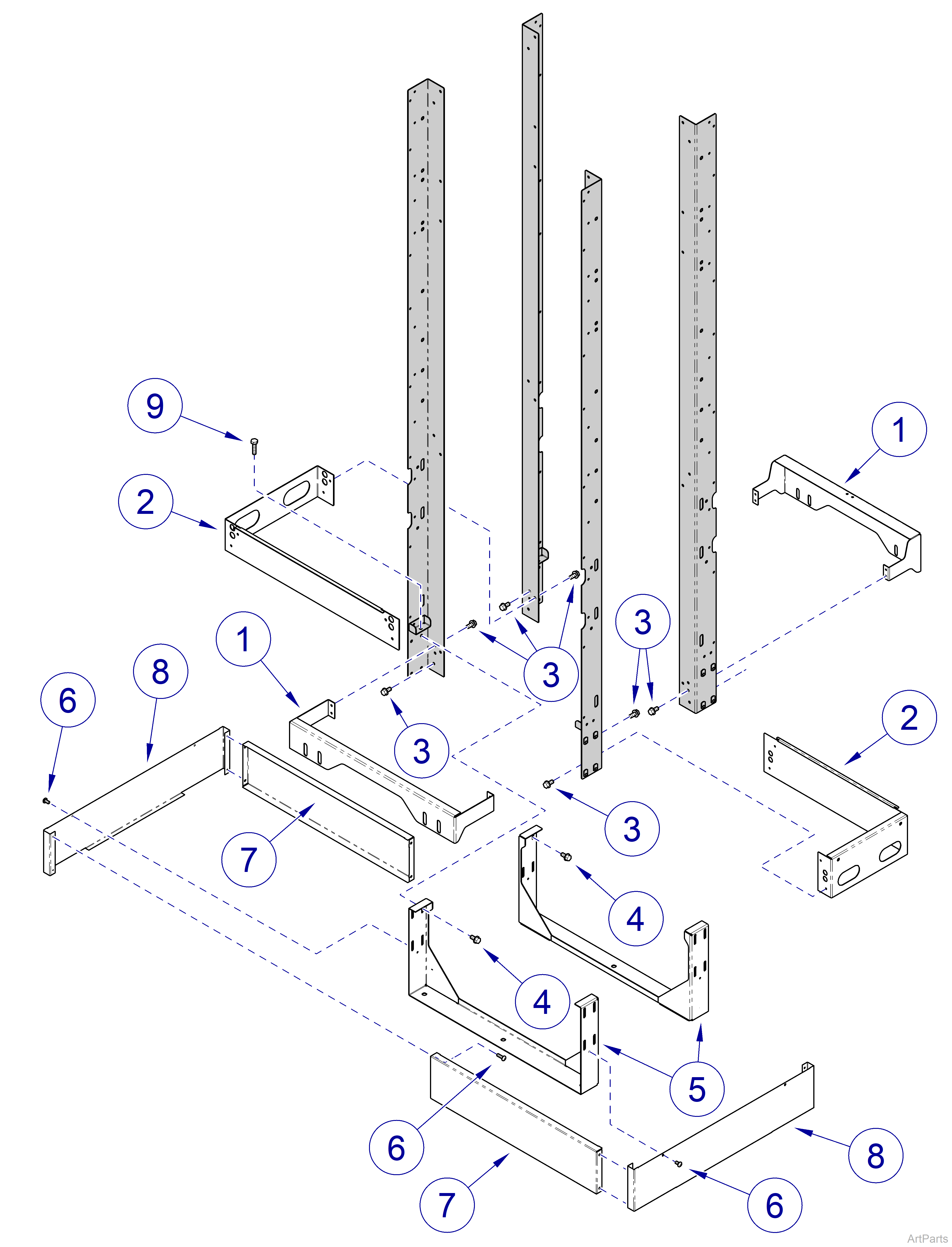 Chase Lower Supports