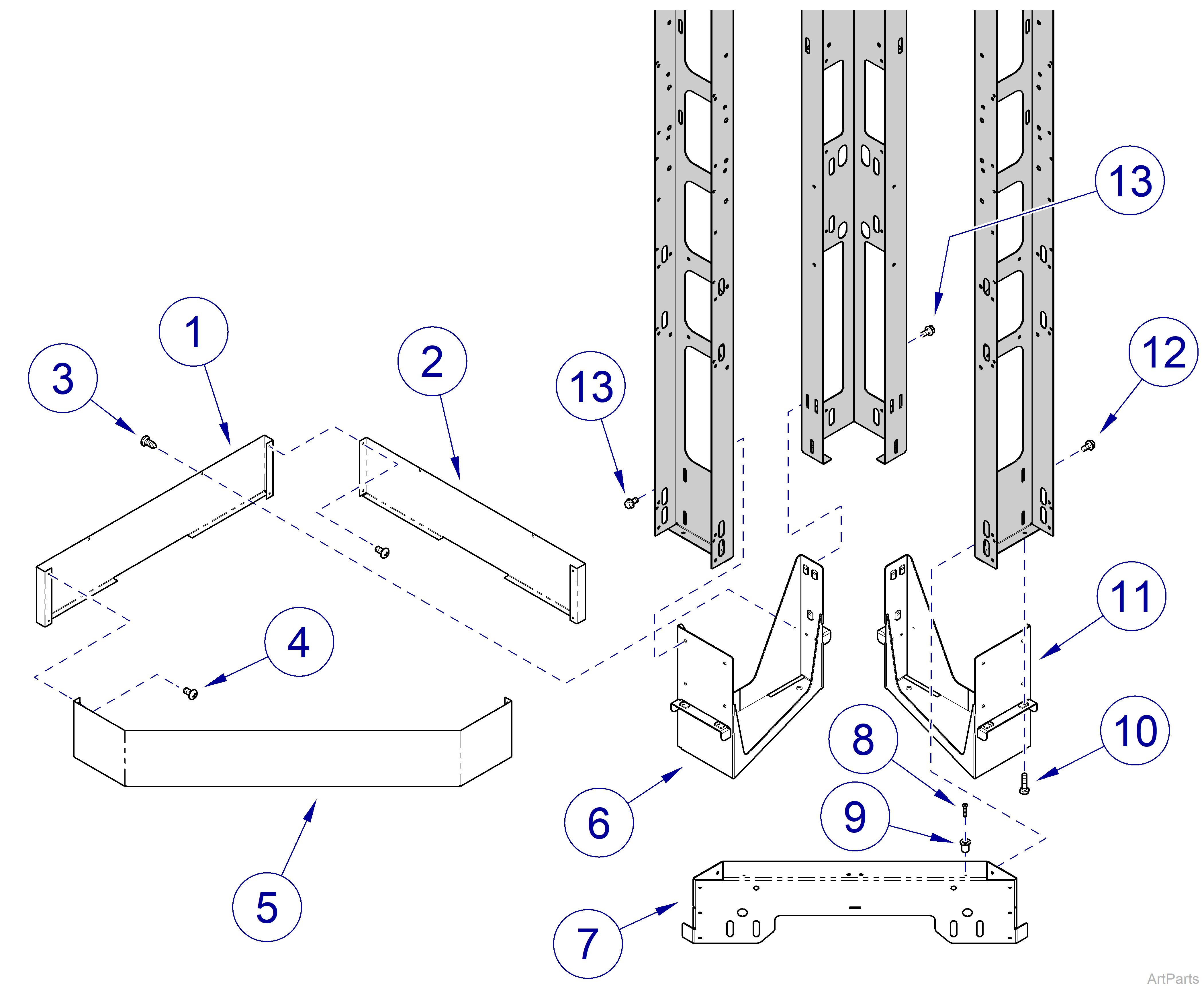 Chase Lower Supports