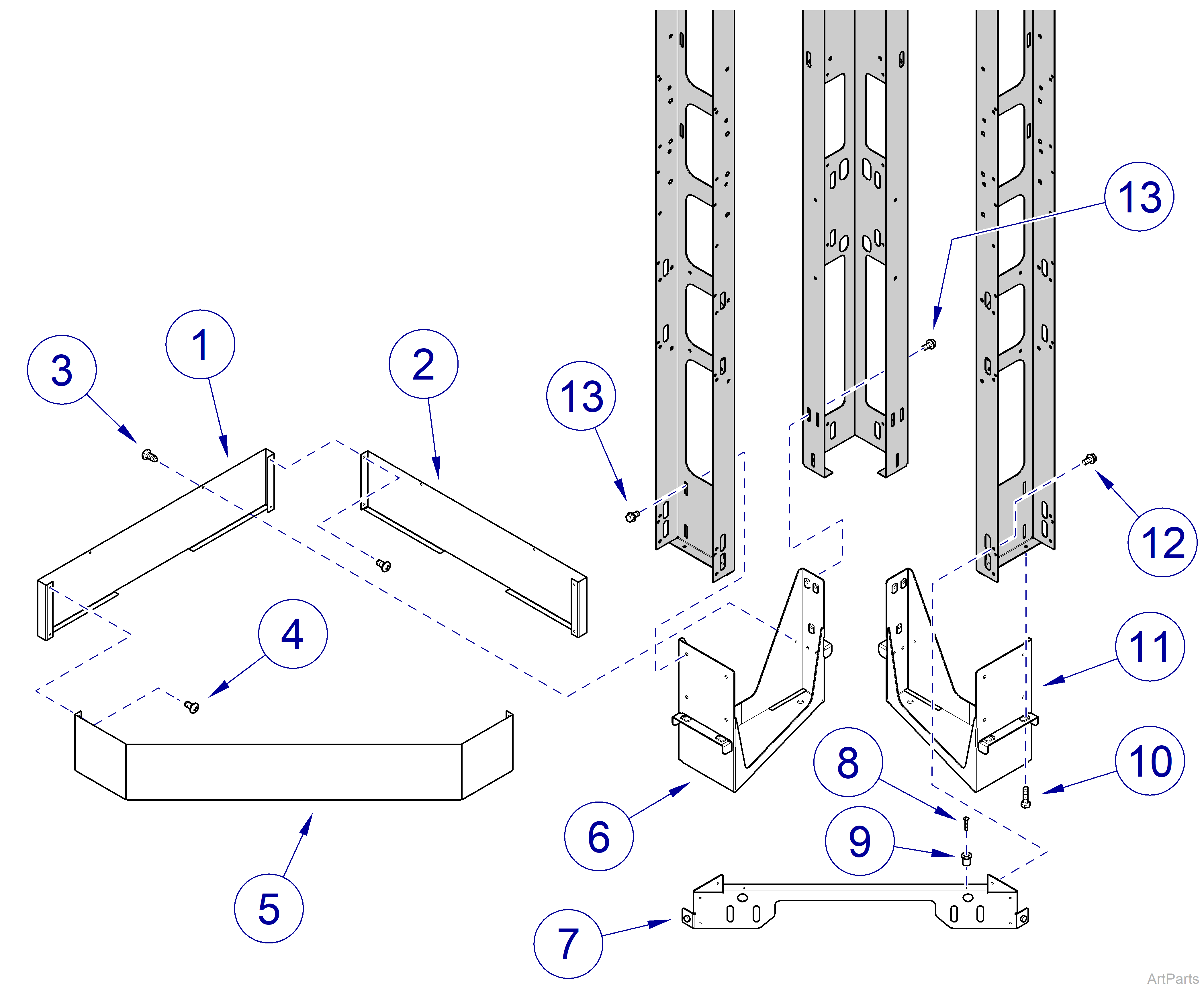 Chase Lower Supports