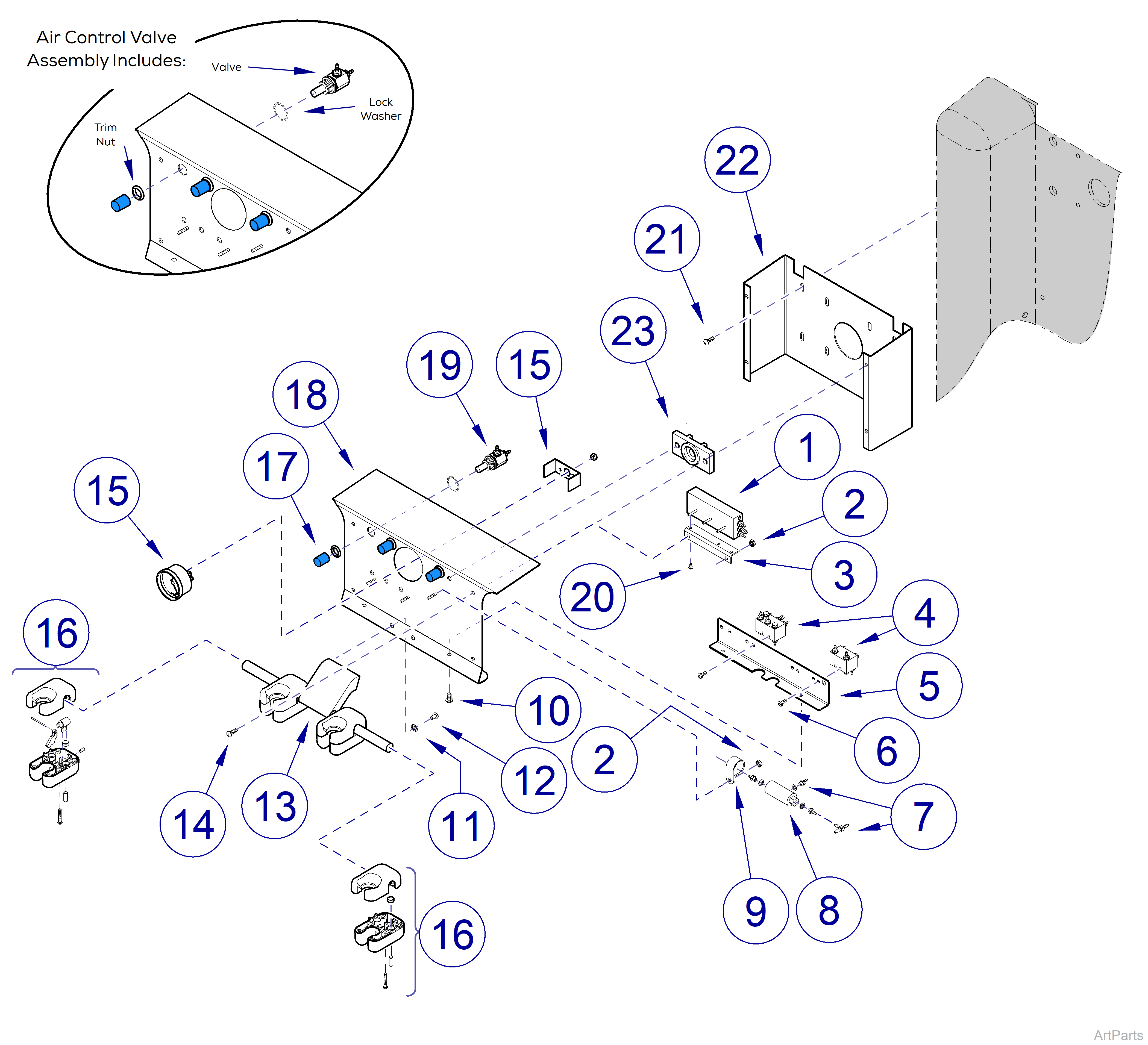 Midmark® 1000  Delivery System Components