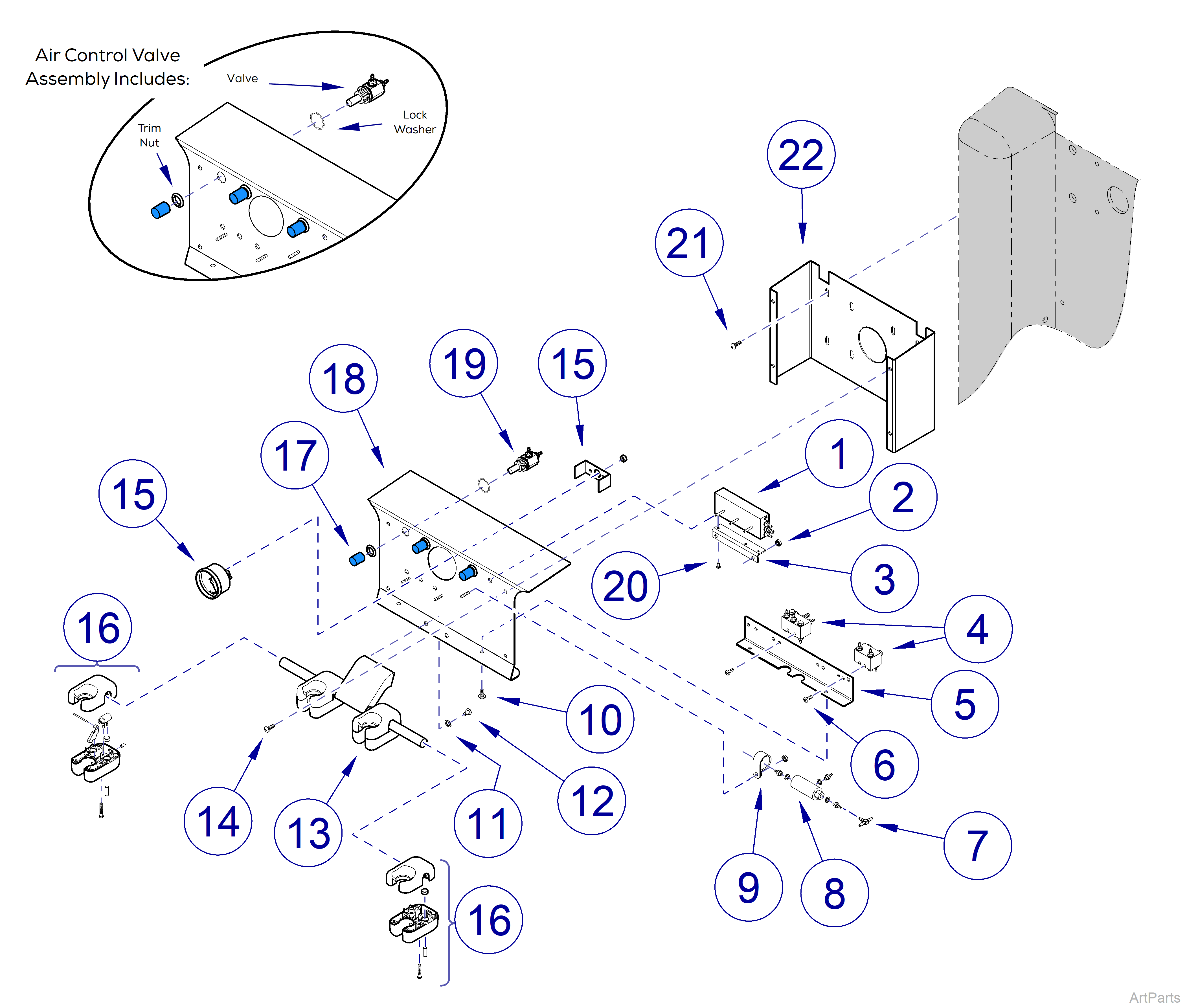 Midmark® 1000  Delivery System Components