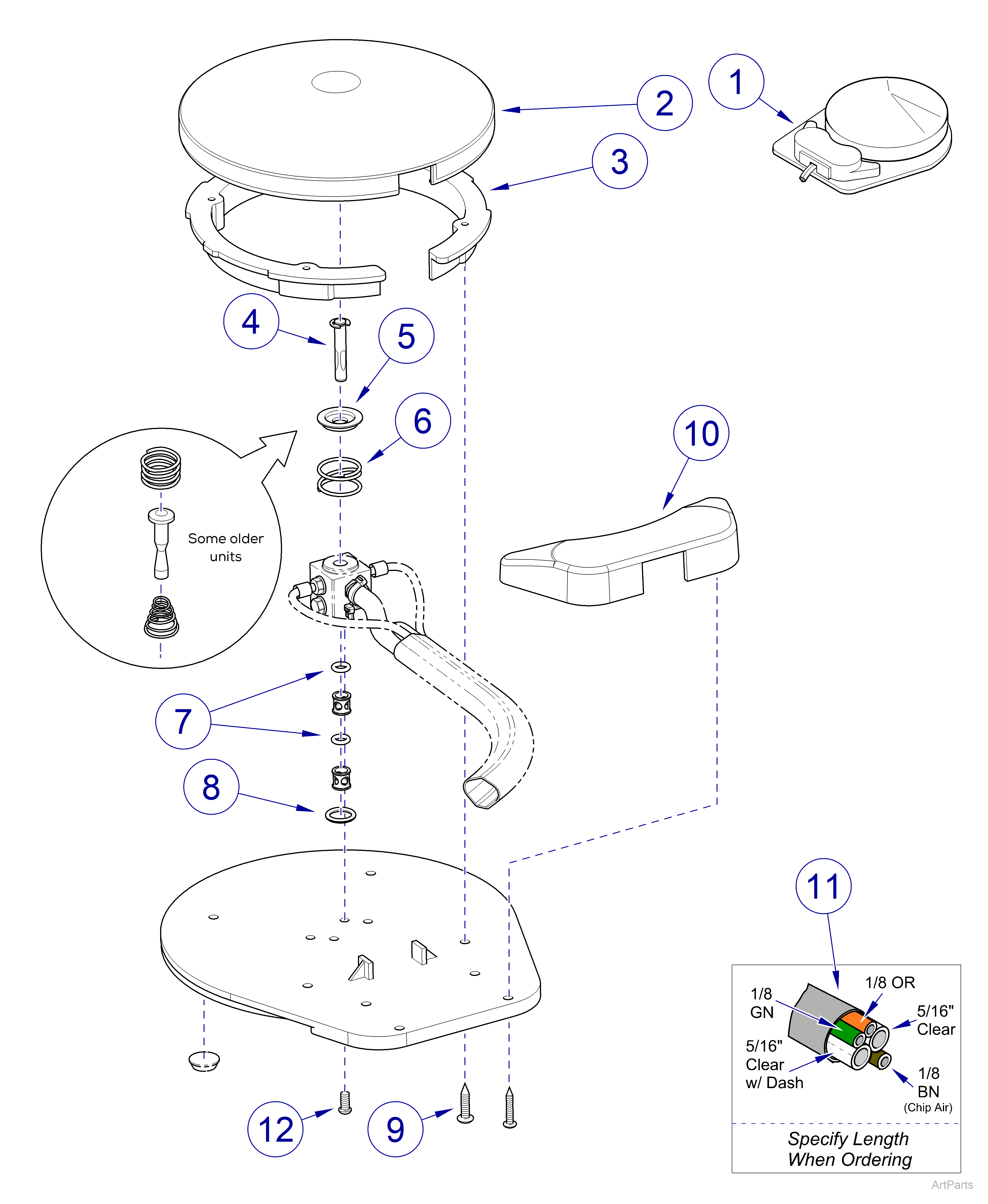 Midmark® 1000 Foot Control Assembly