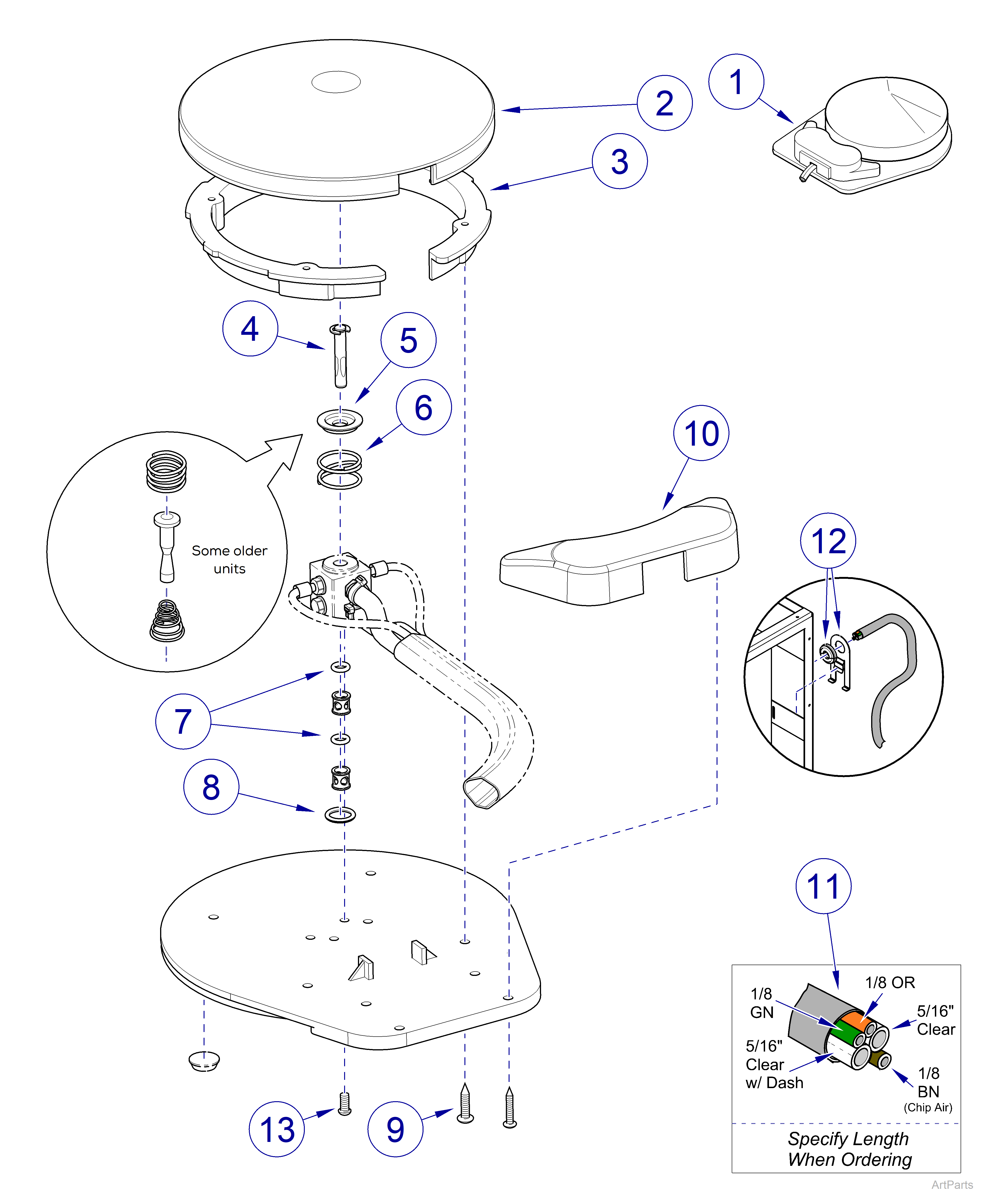 Midmark® 1000 Foot Control Assembly