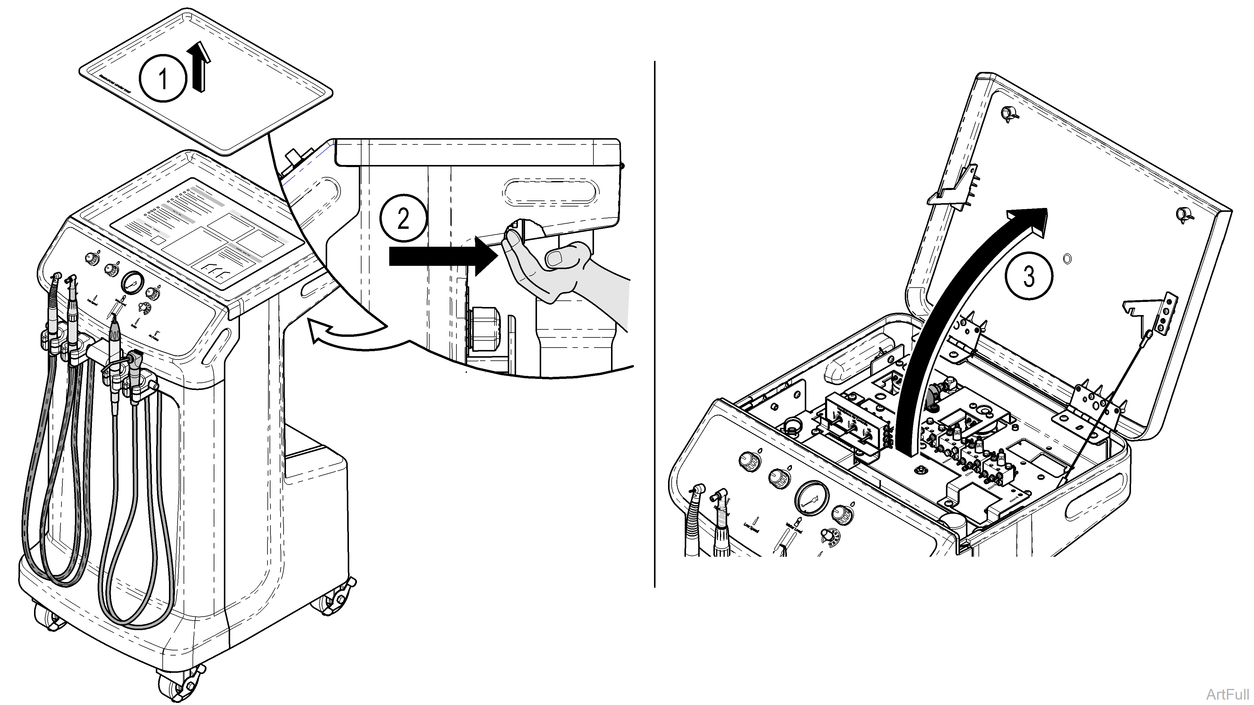 Midmark® 1000 Upper Compartment