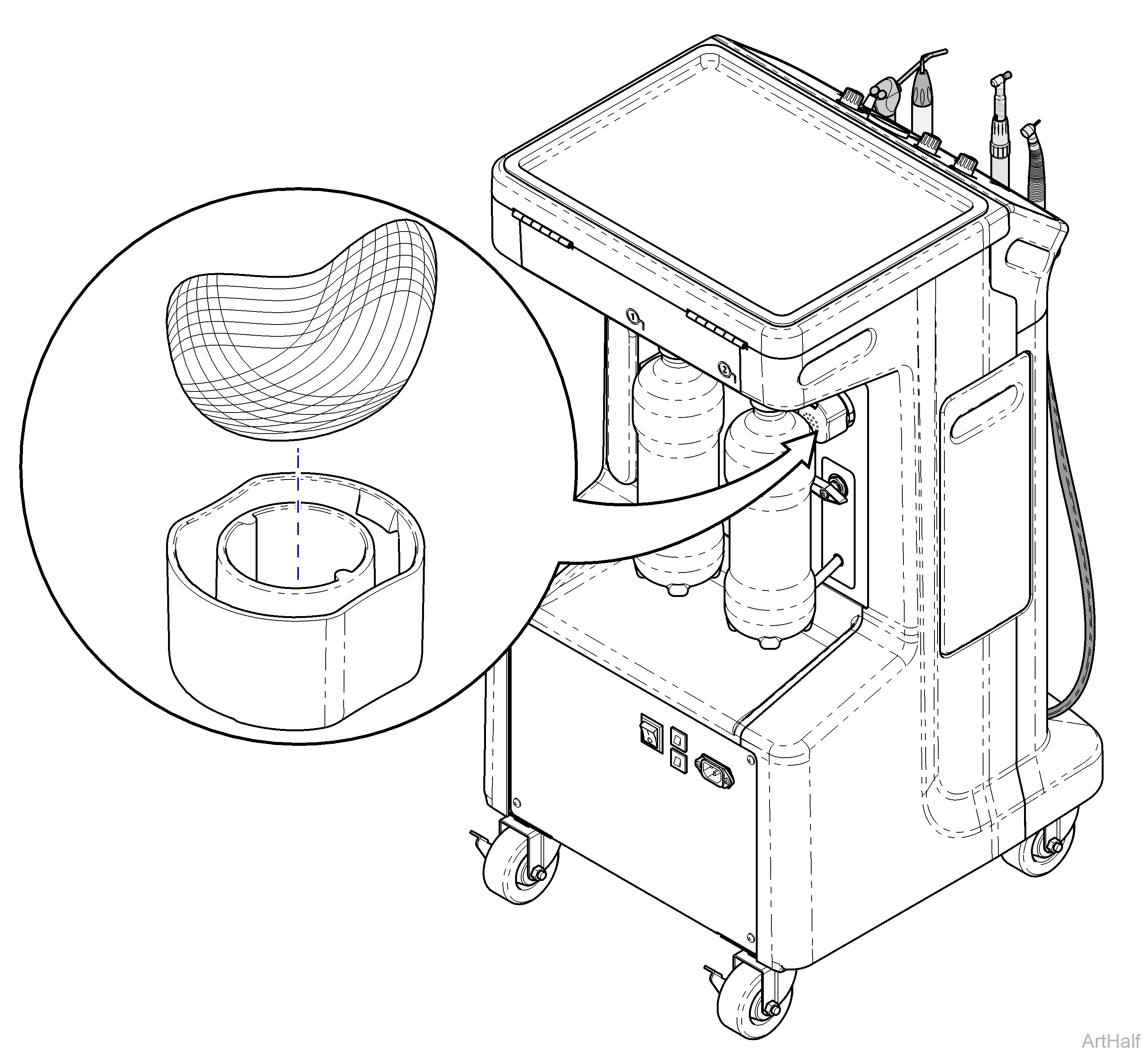 Midmark® 1000 Air/Oil Separator