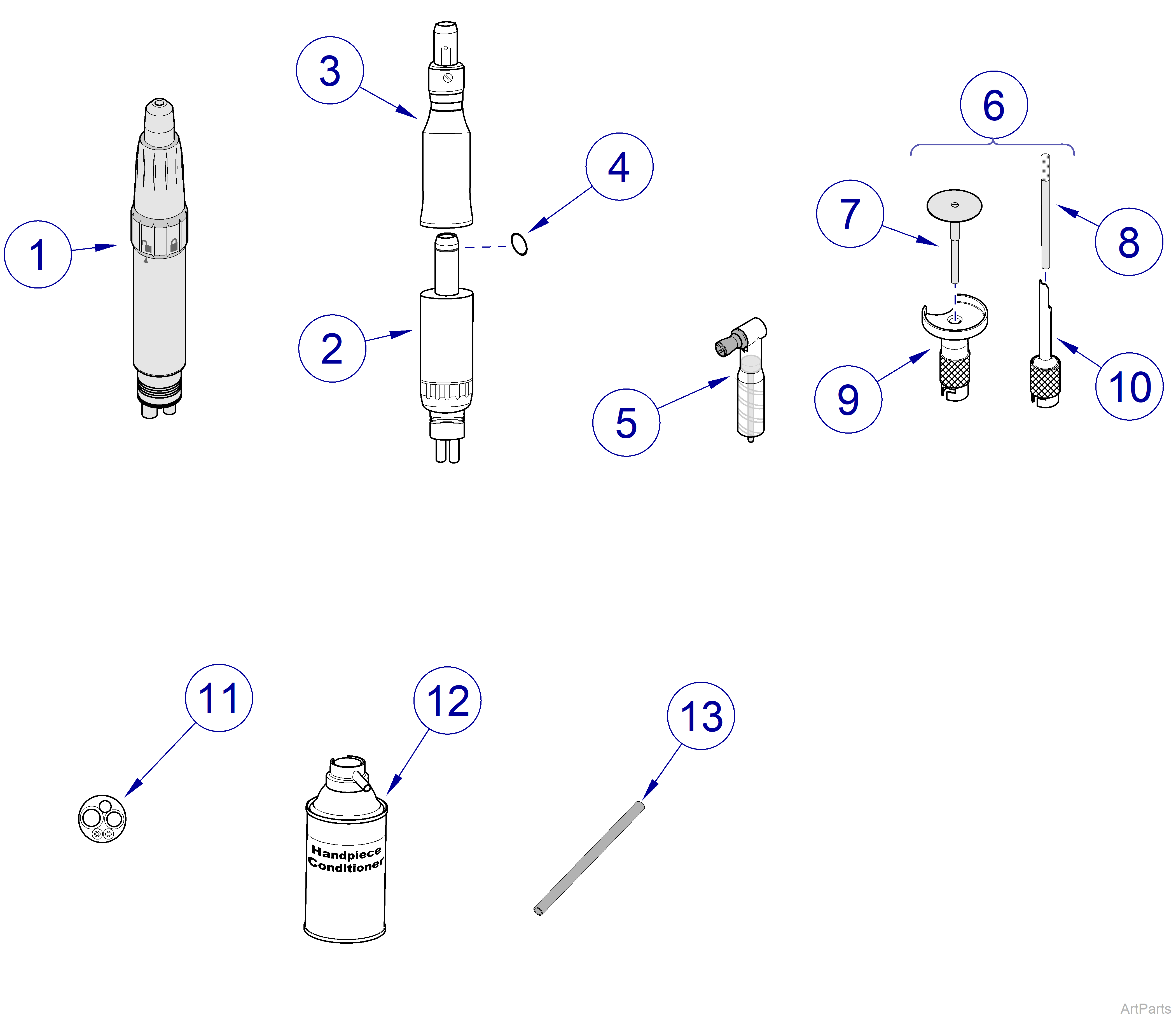 Midmark® 1000 Midmark  Handpieces and Maintenance