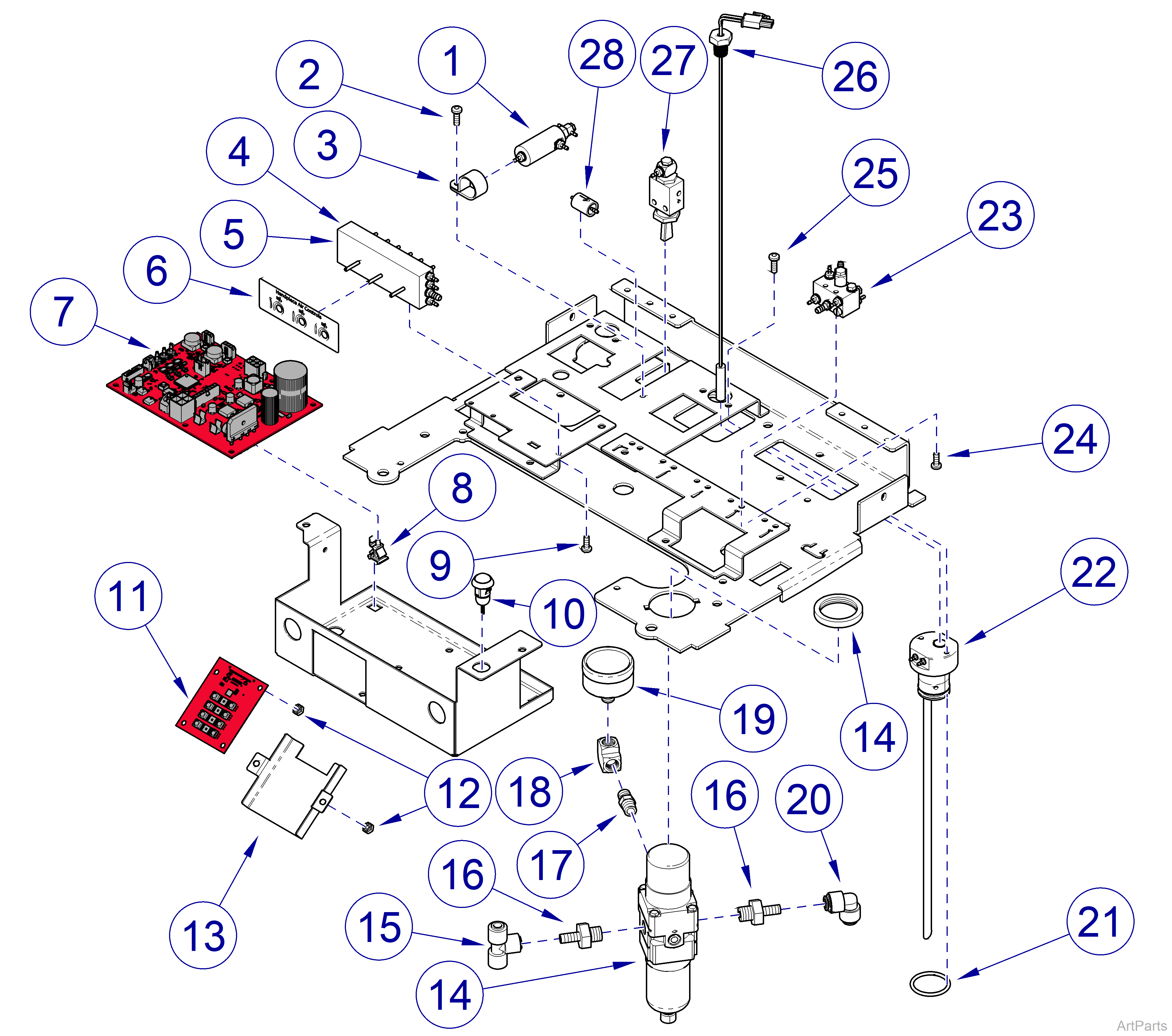 Midmark® 1000 Delivery System Components