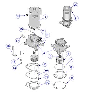 Classic Series Vacuums Pump Assembly Components