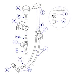 Classic Series Vacuums Single Vacuum Solenoid Assembly