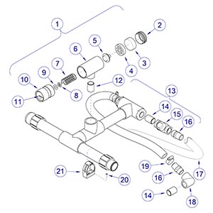 Classic Series Vacuums Twin Intake Manifold Assembly
