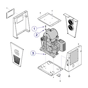 PowerVac G Shipping Bolt Assembly