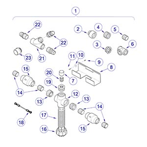 PowerVac G Tee Assembly