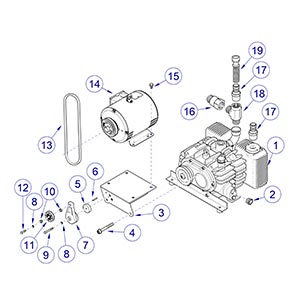 PowerVac G Base Unit Pump Assembly